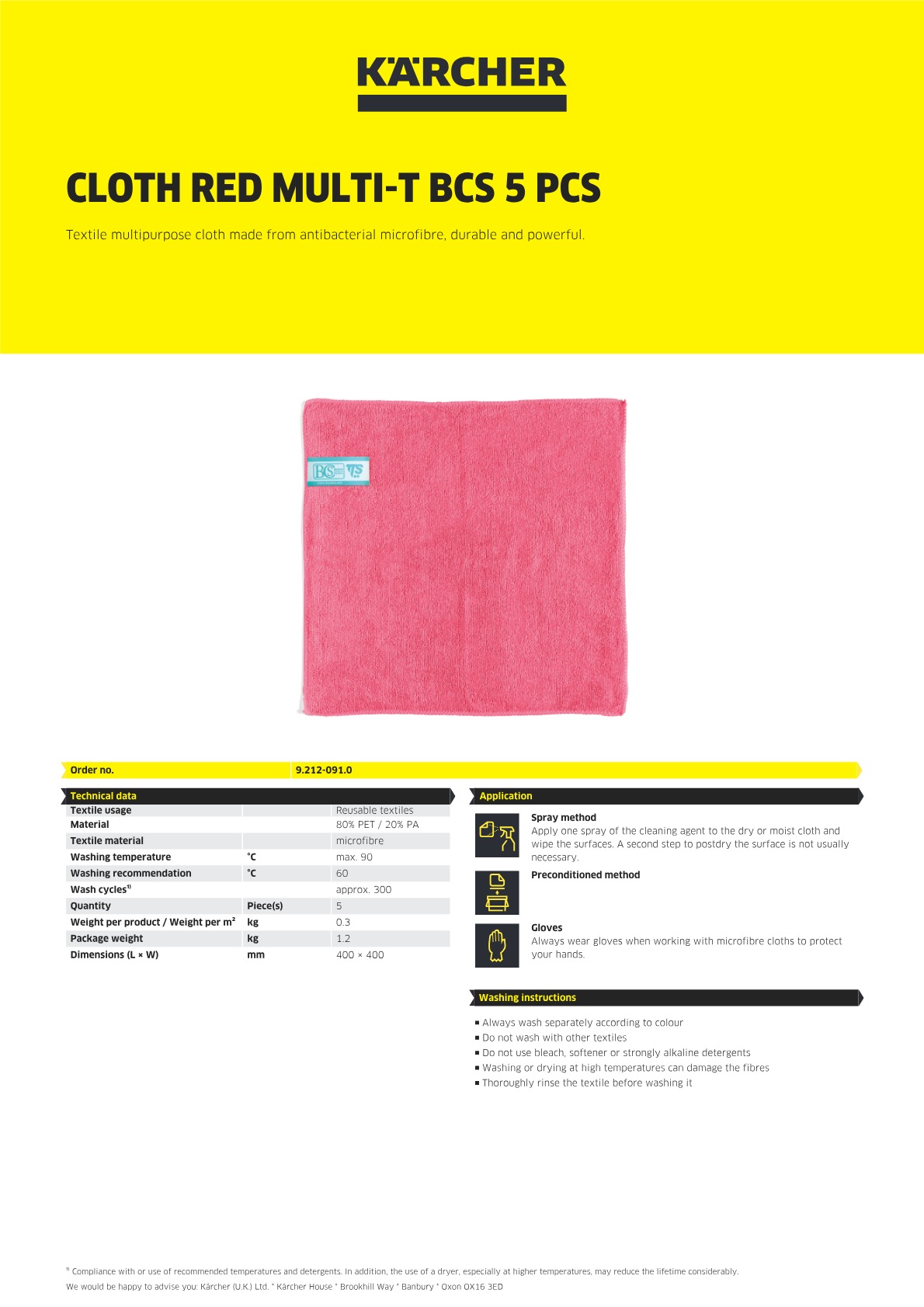 Product information