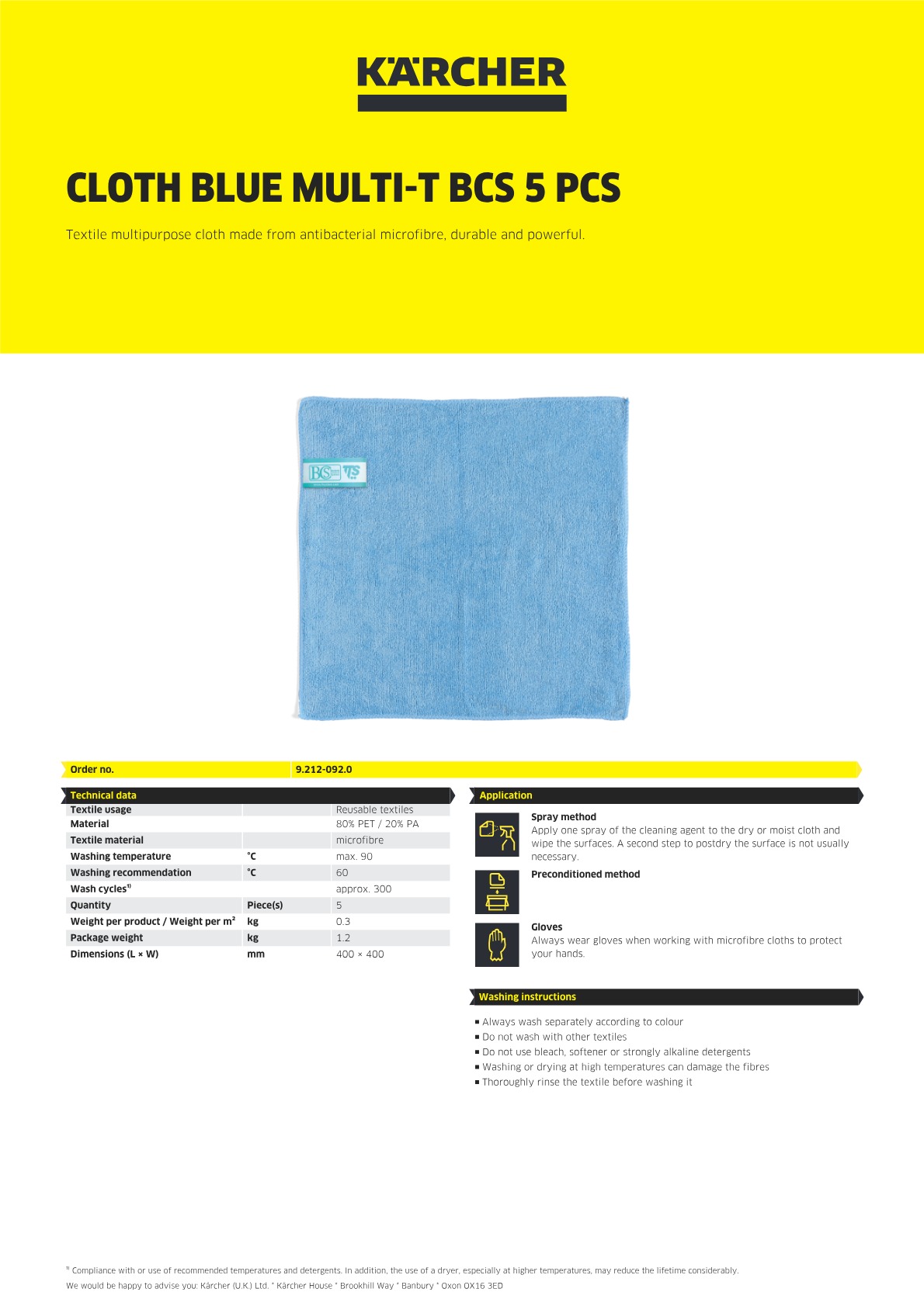 Product information
