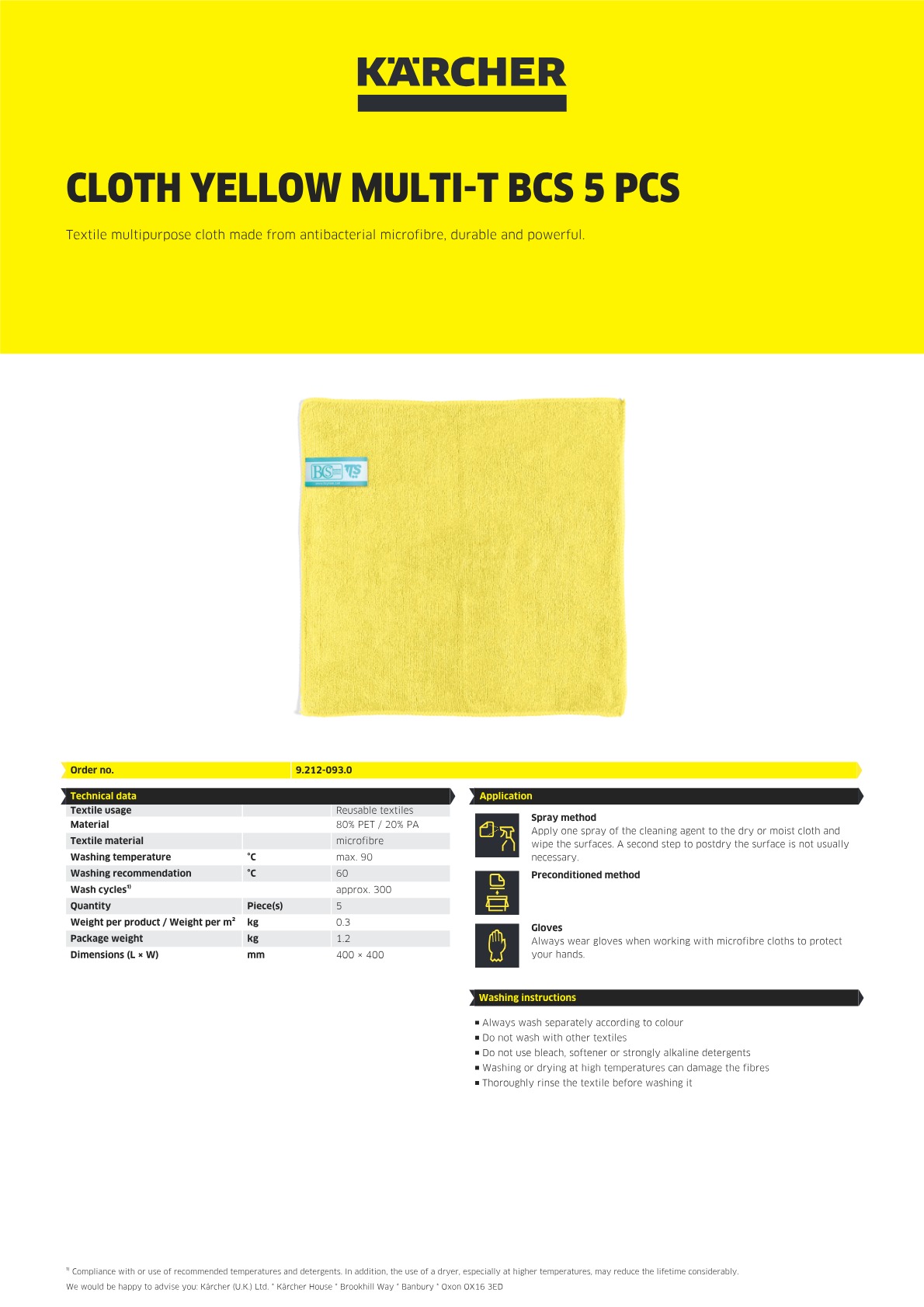 Product information