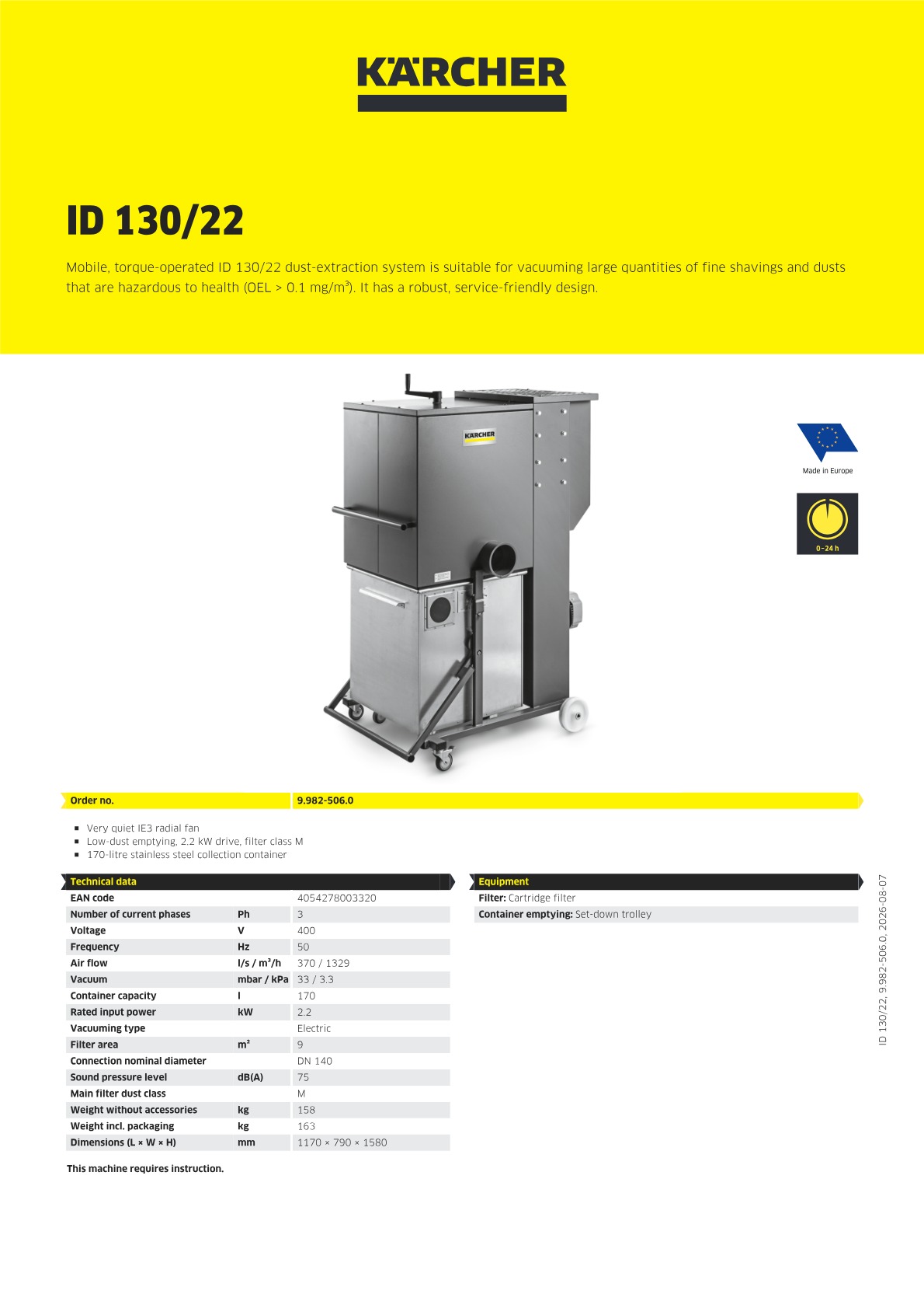 Product information