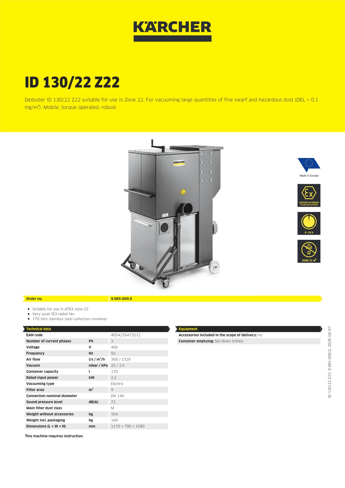Product information