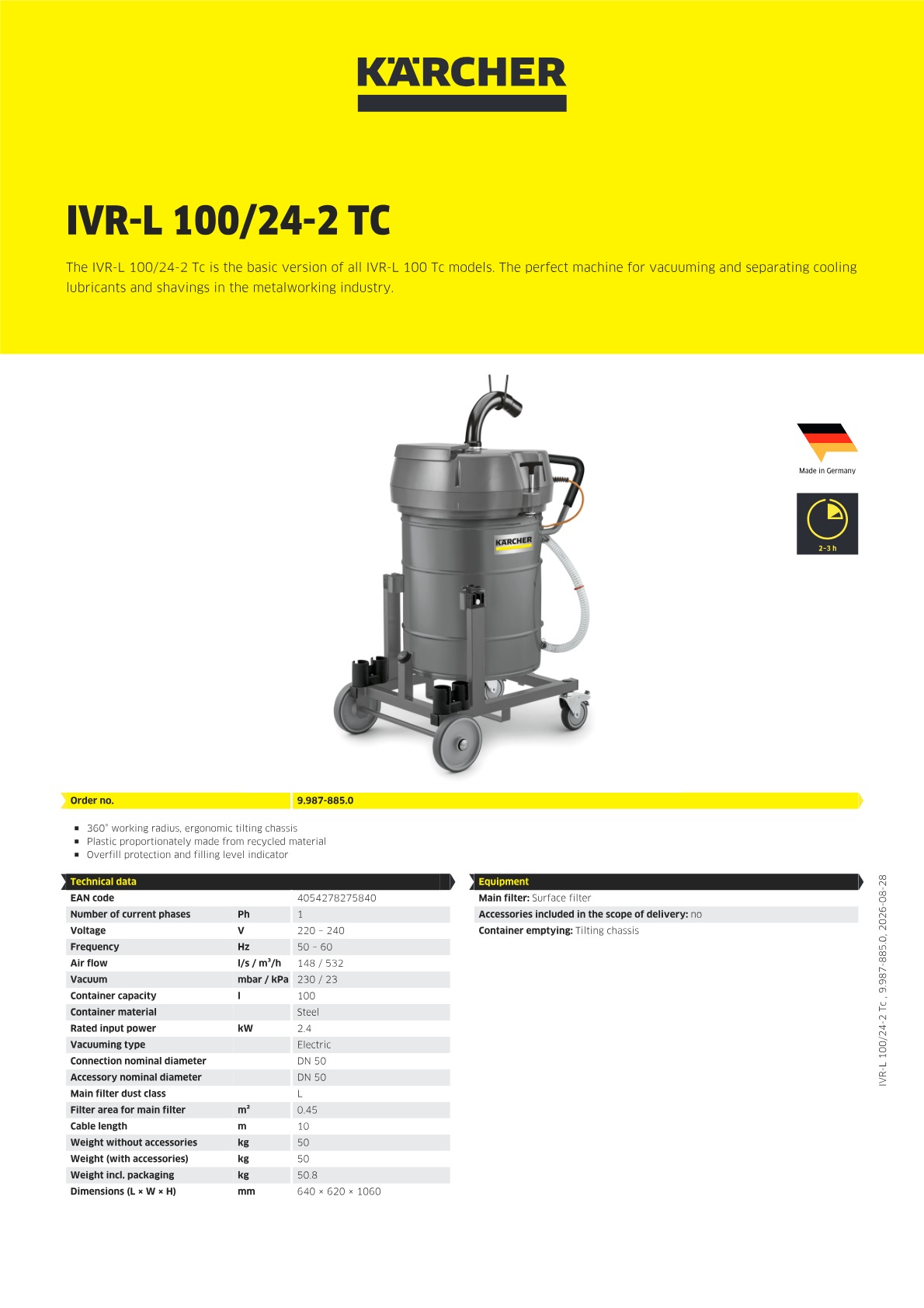 Product information