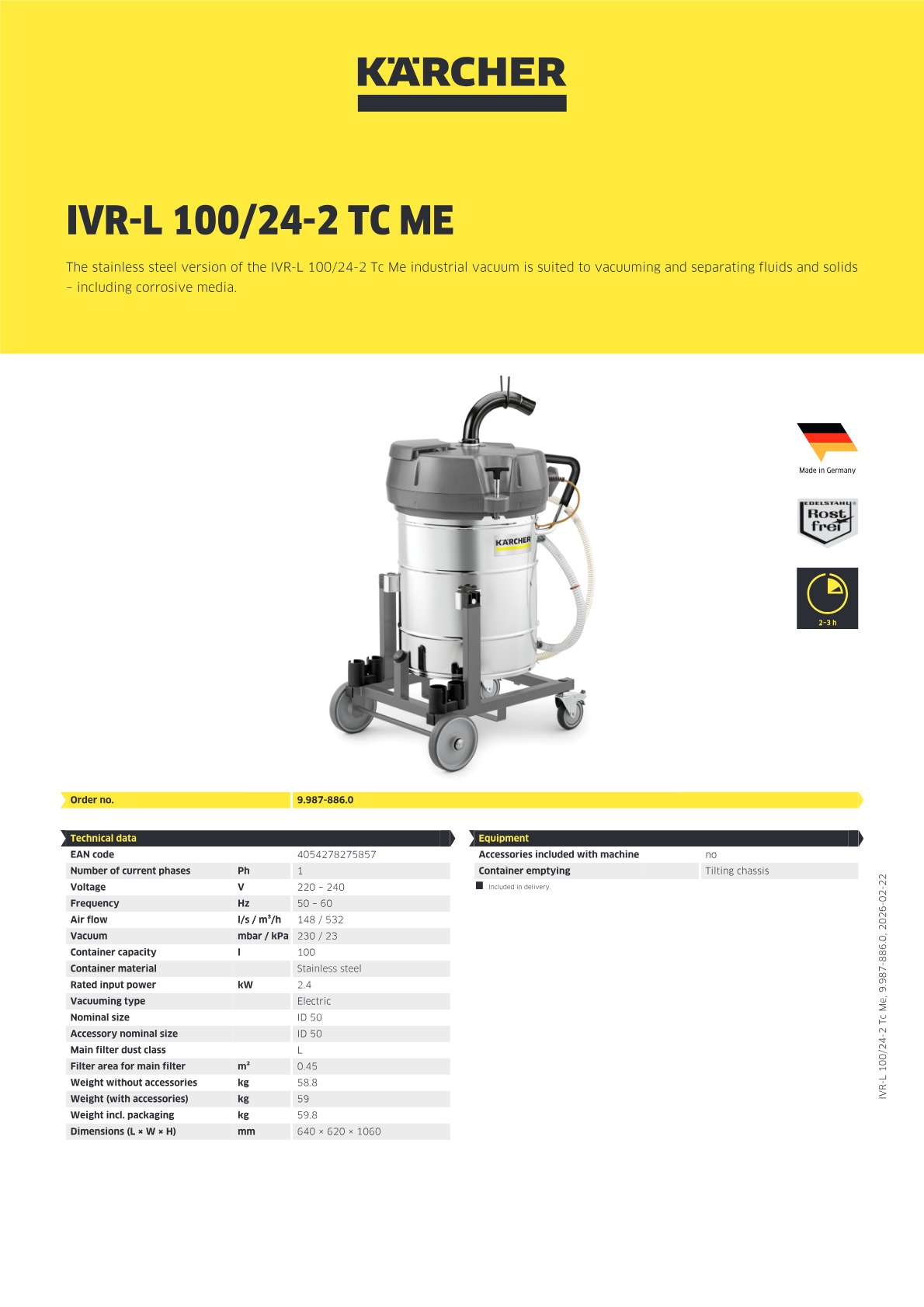 Product information