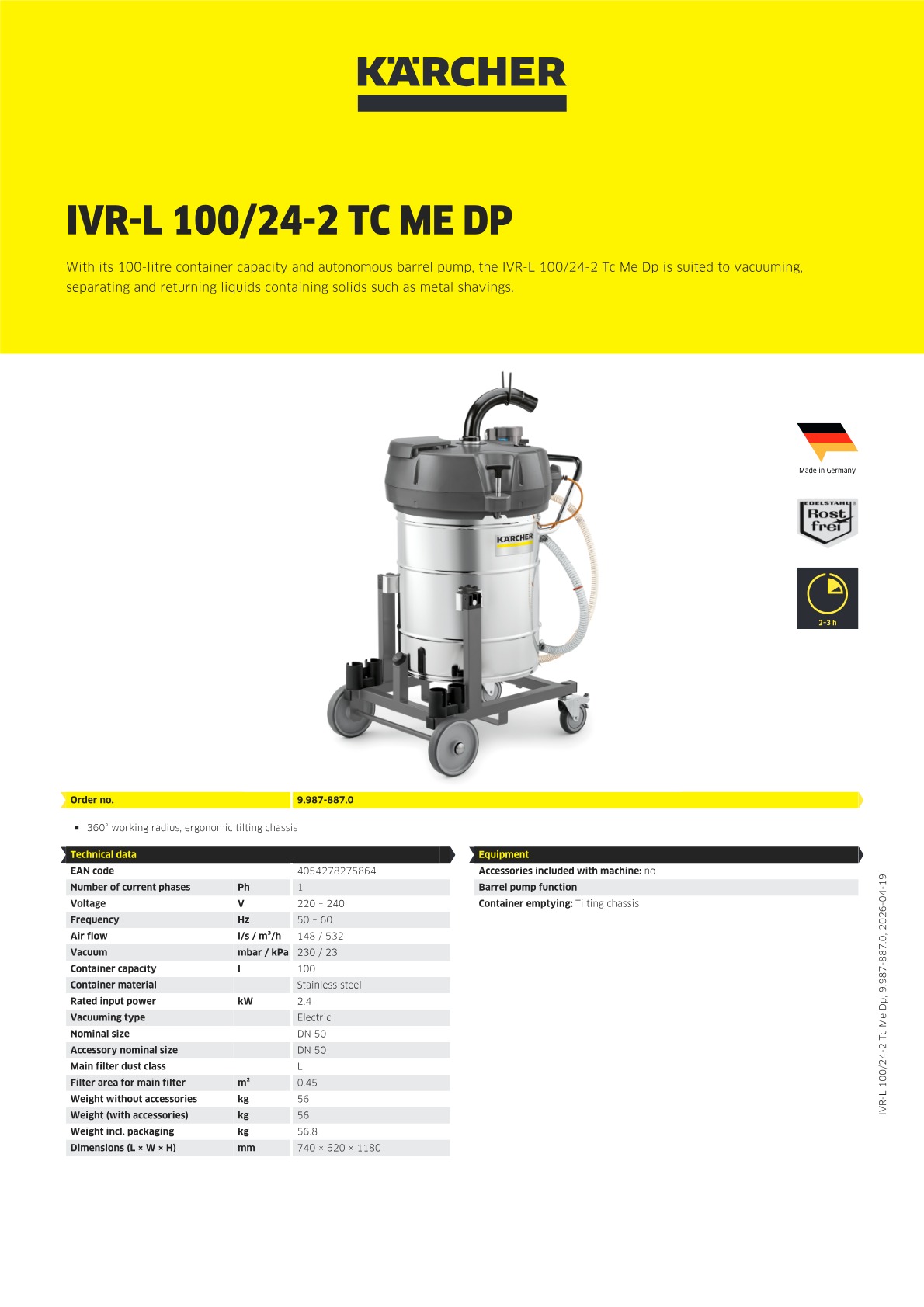 Product information
