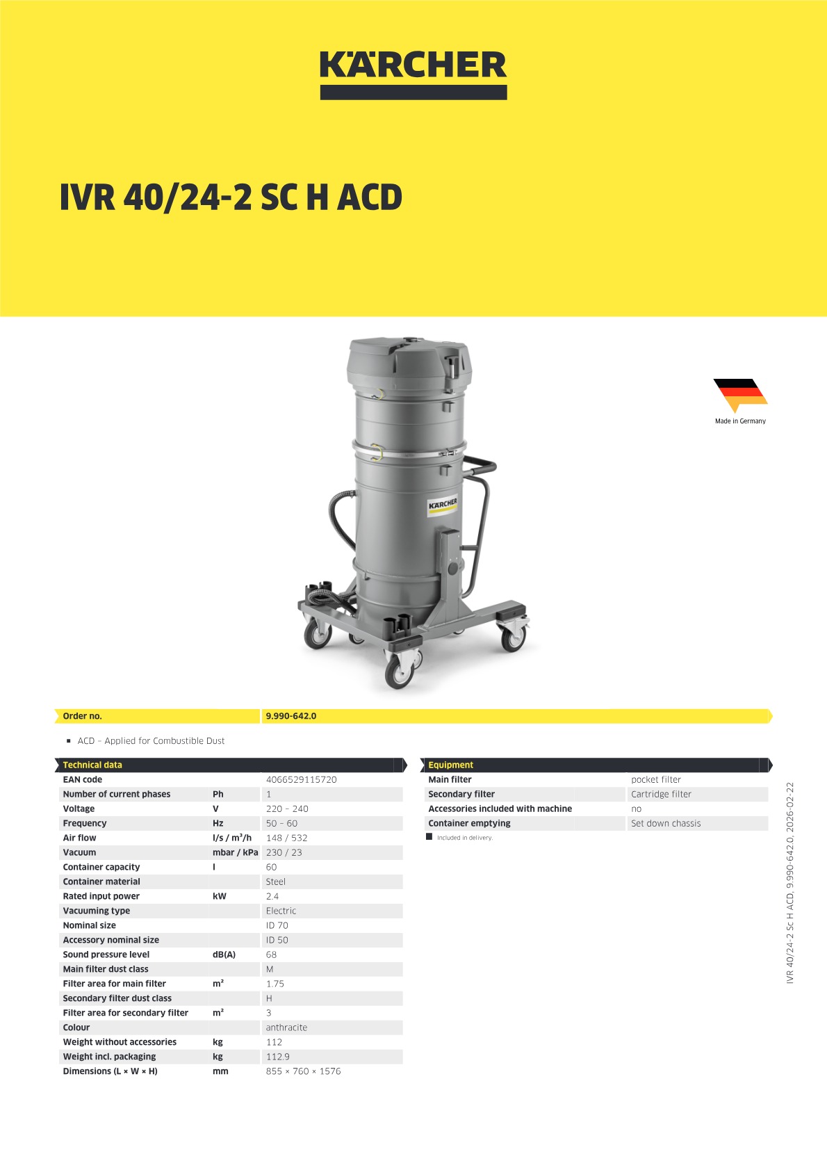 Product information