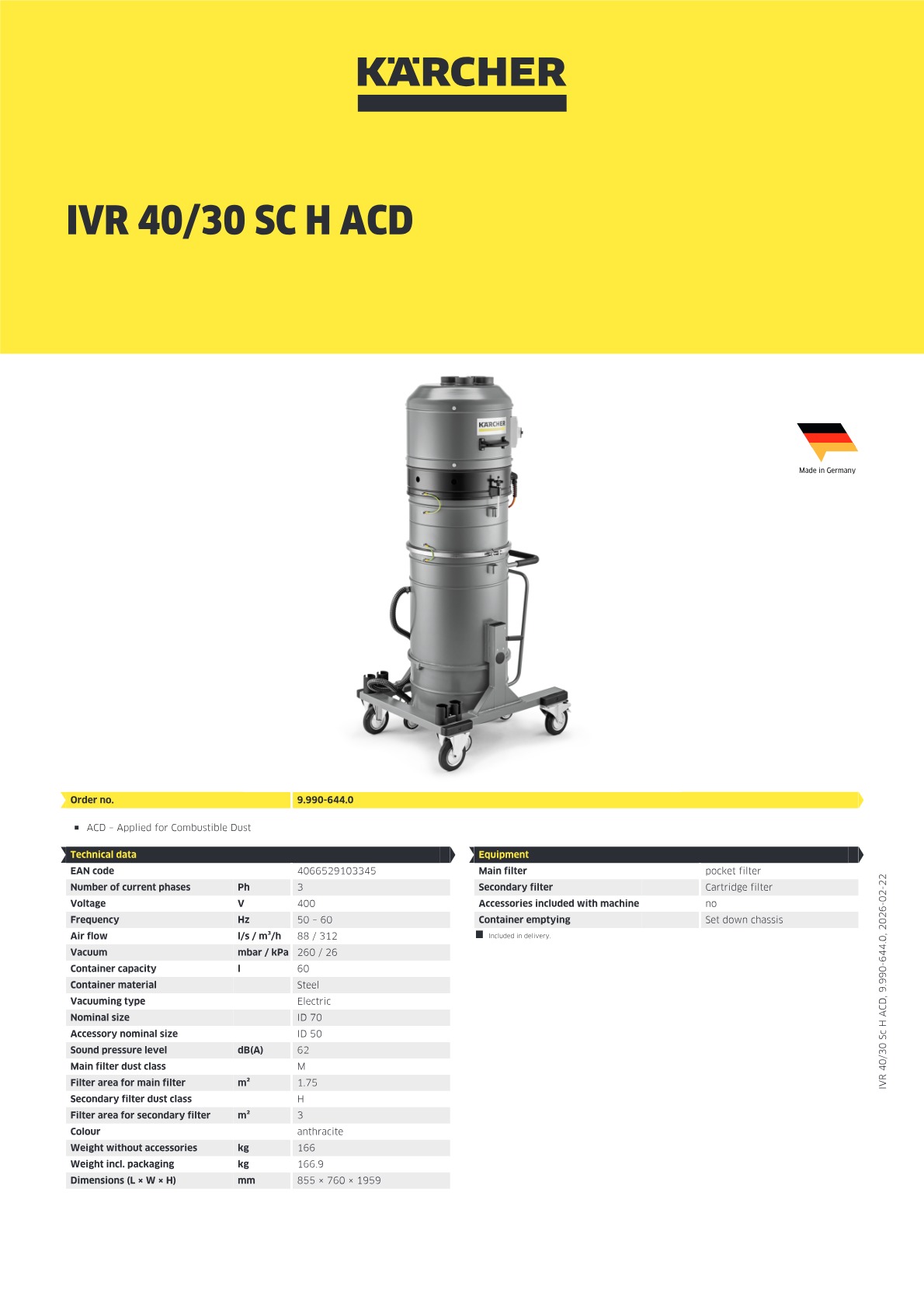 Product information