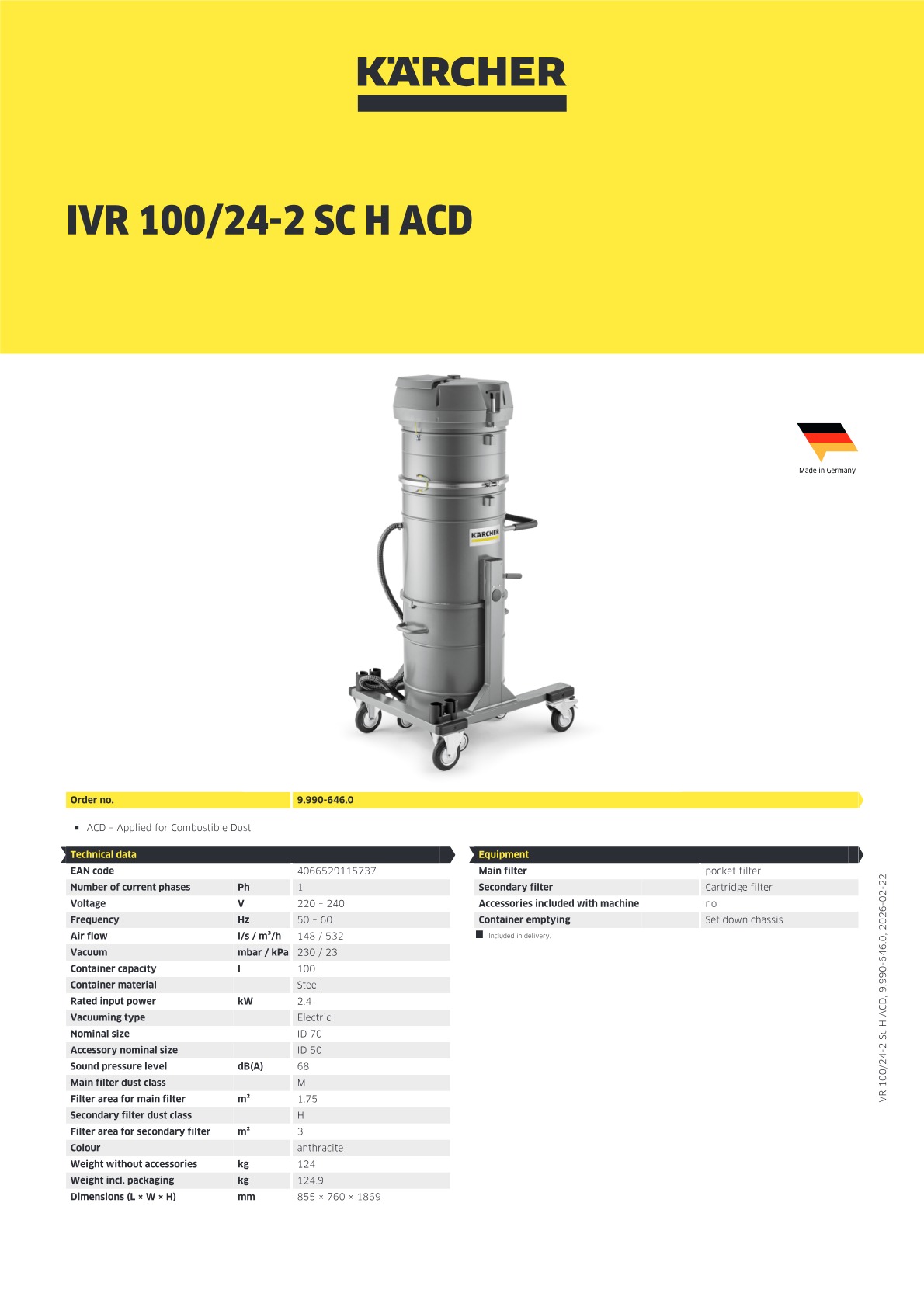 Product information