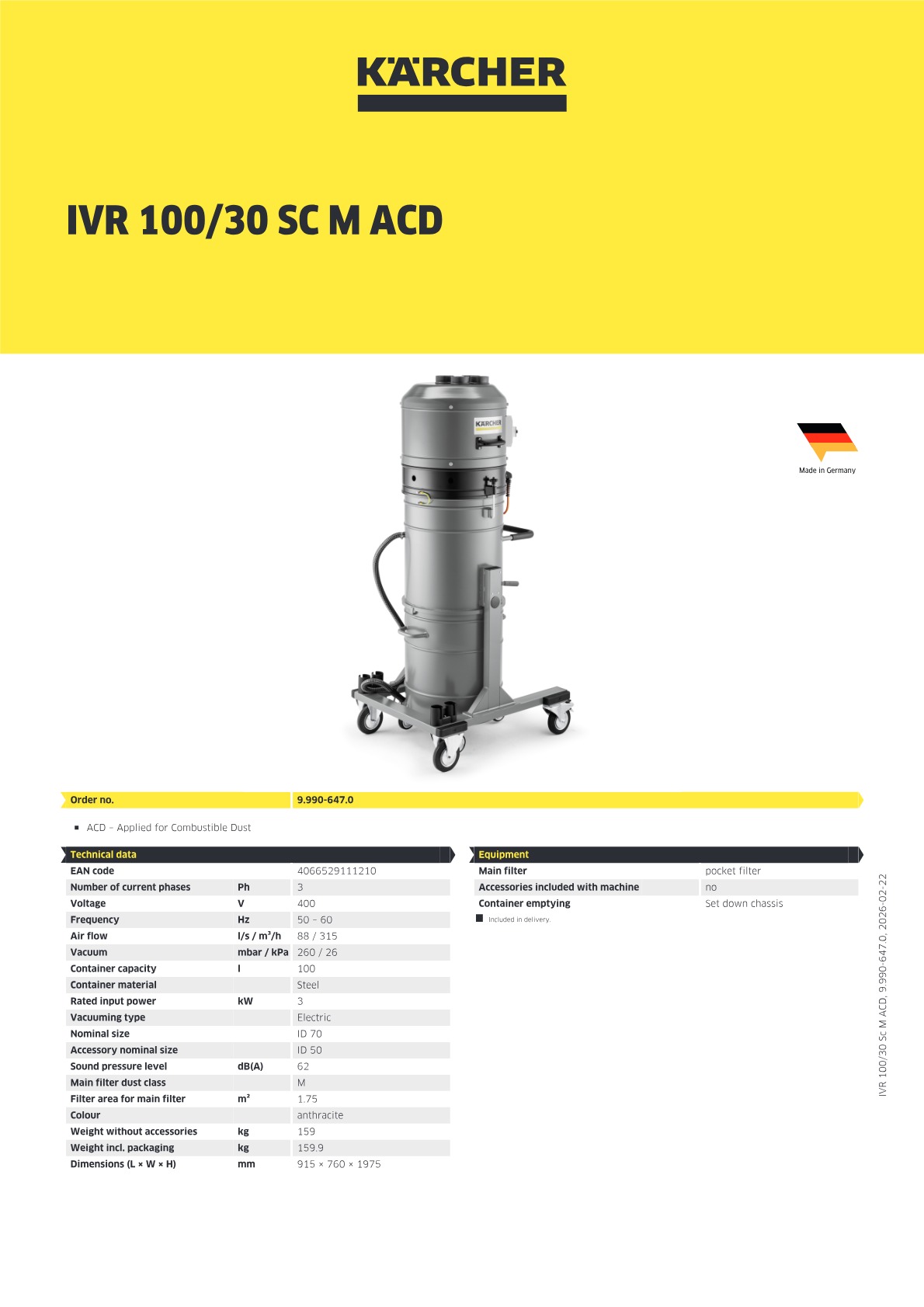 Product information