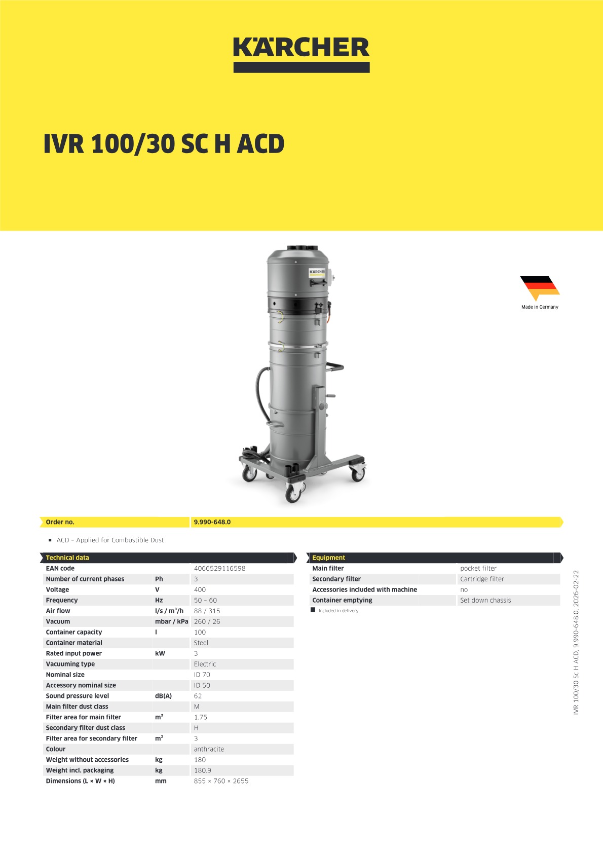 Product information
