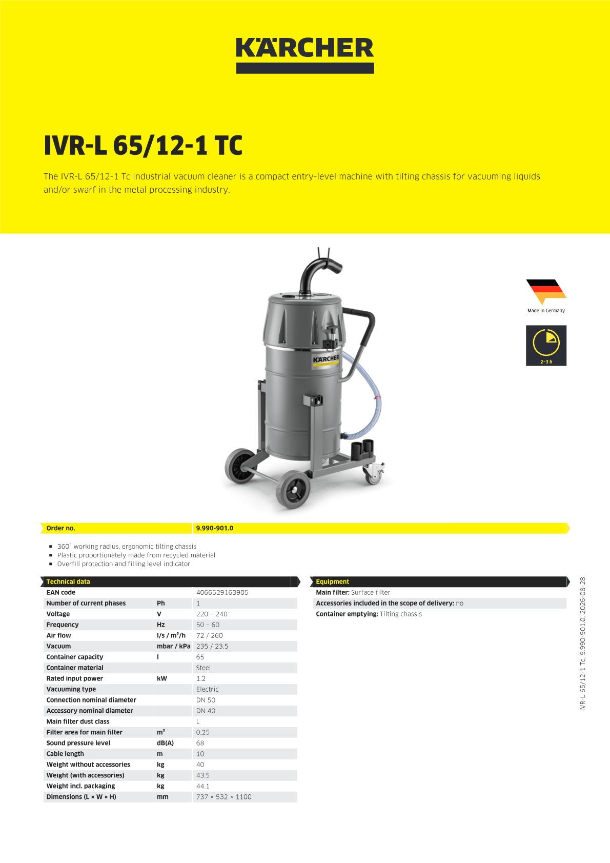 Product information