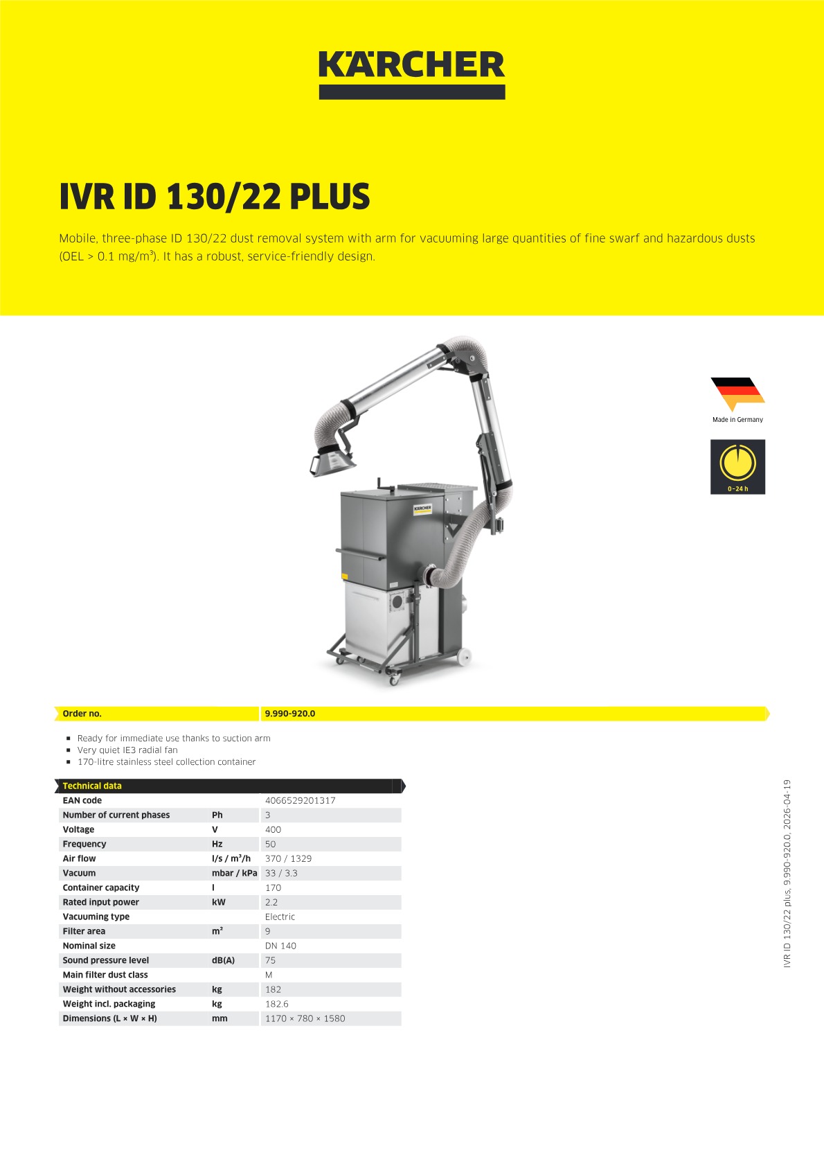 Product information