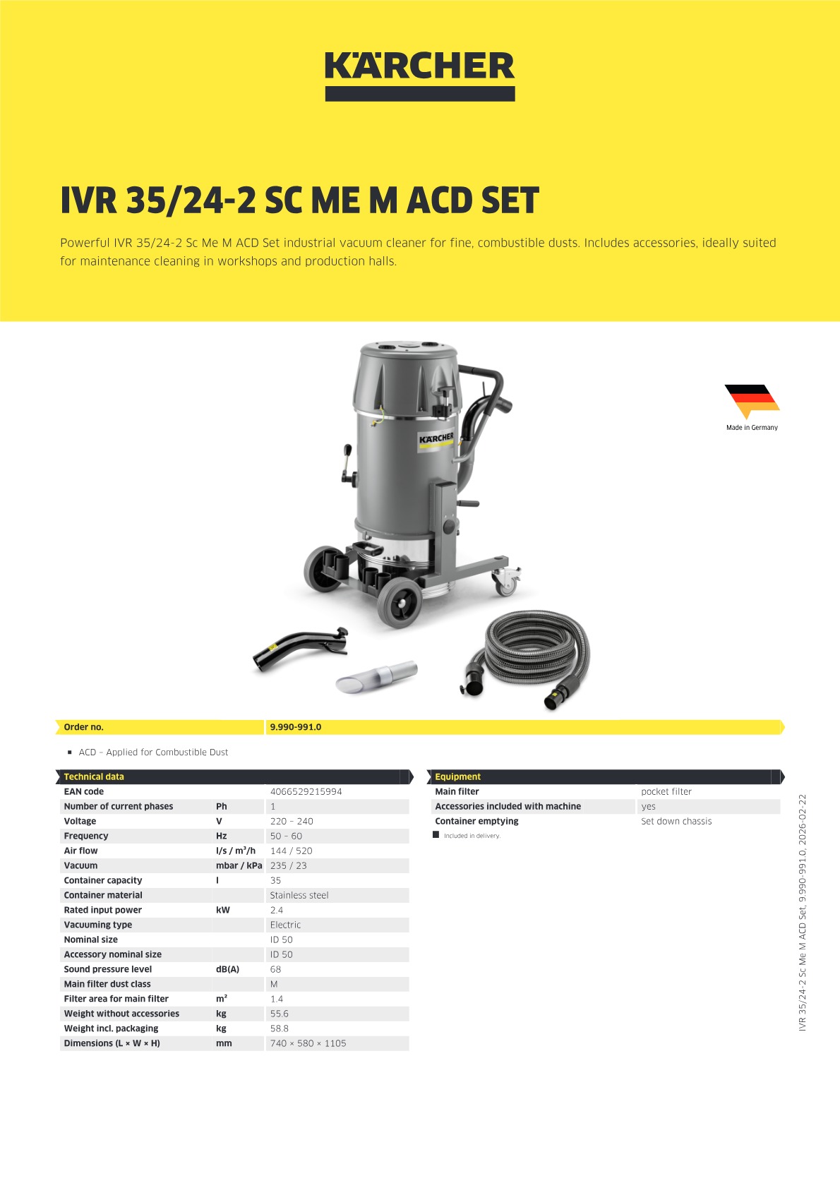 Product information