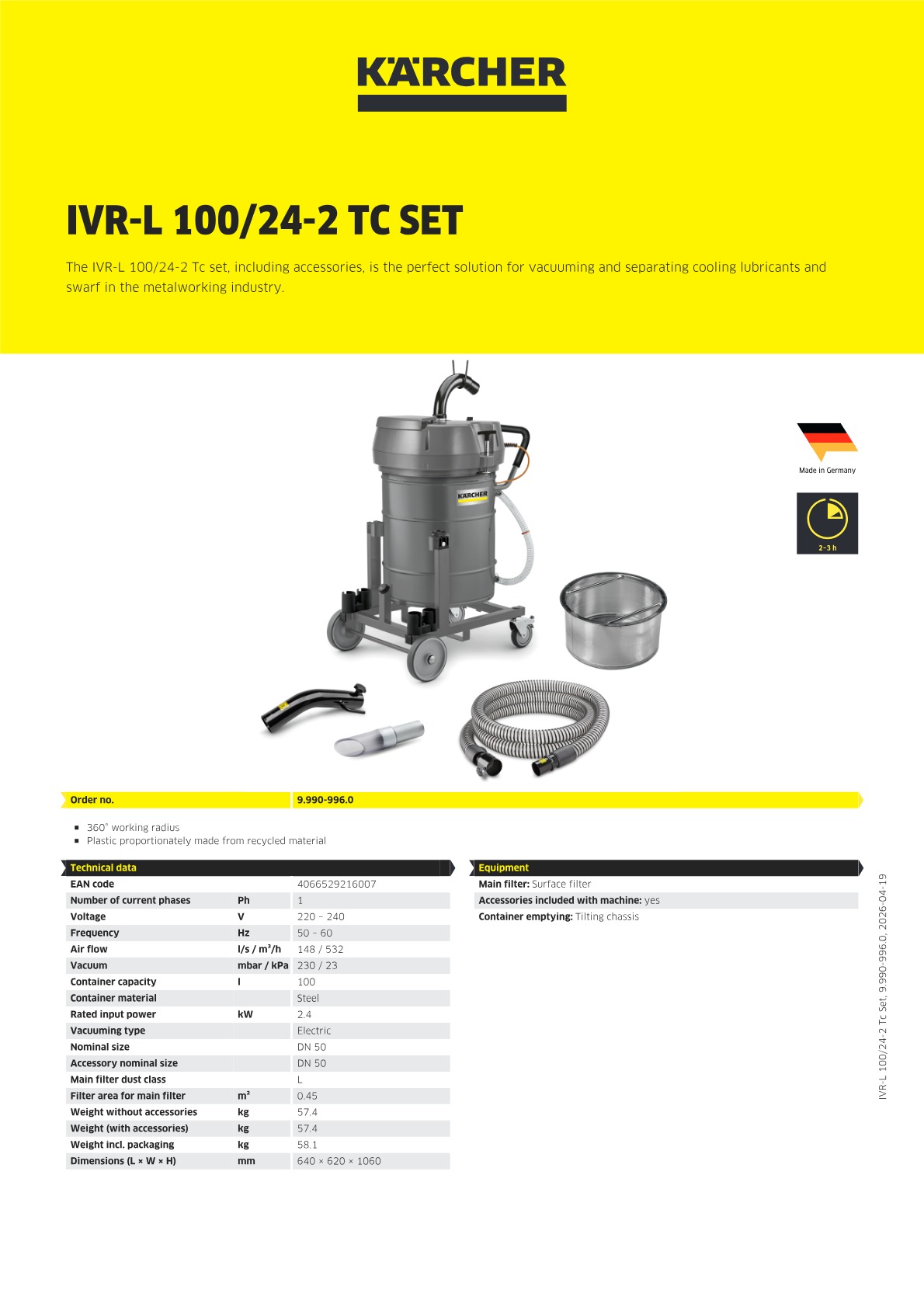 Product information