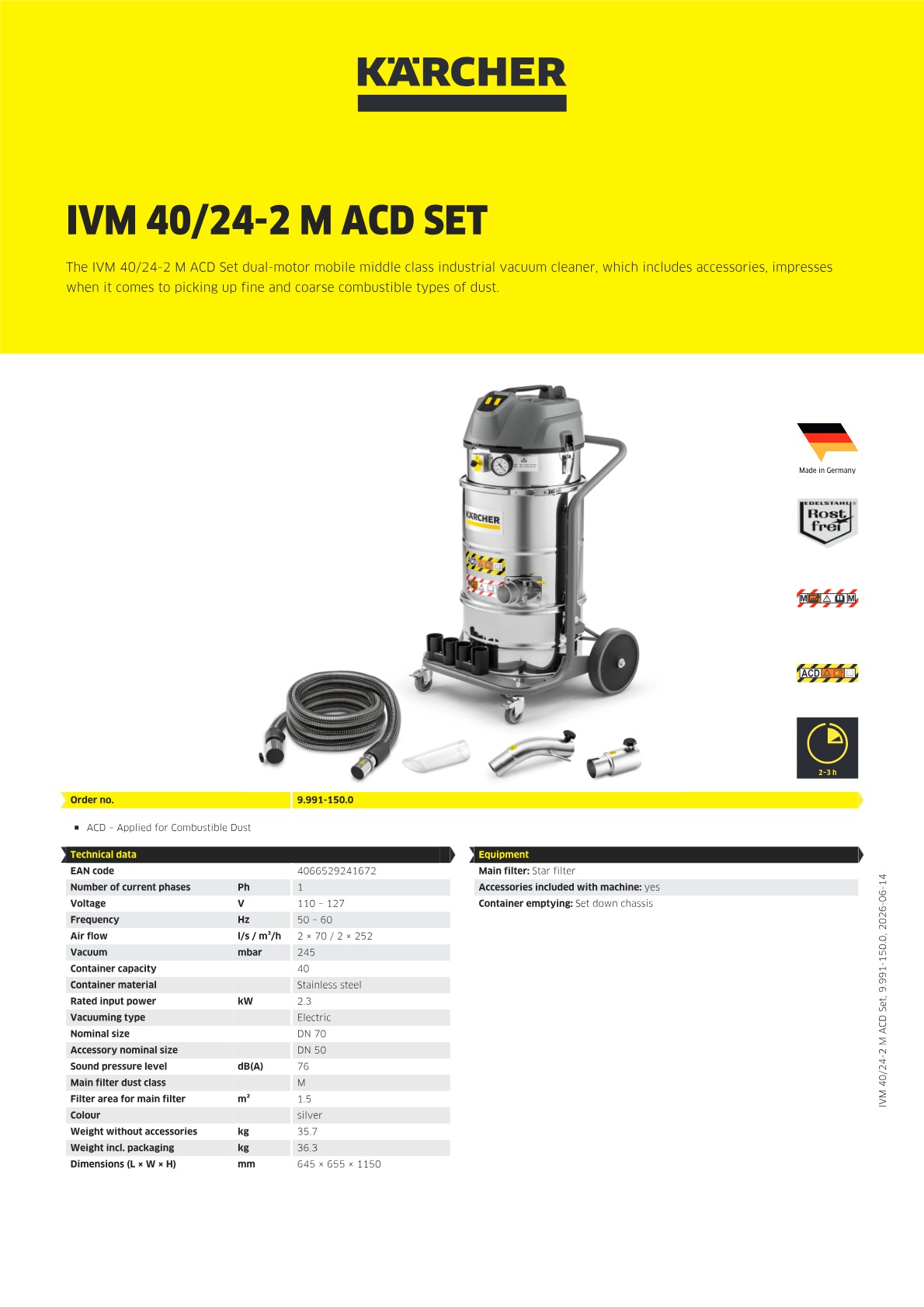 Product information