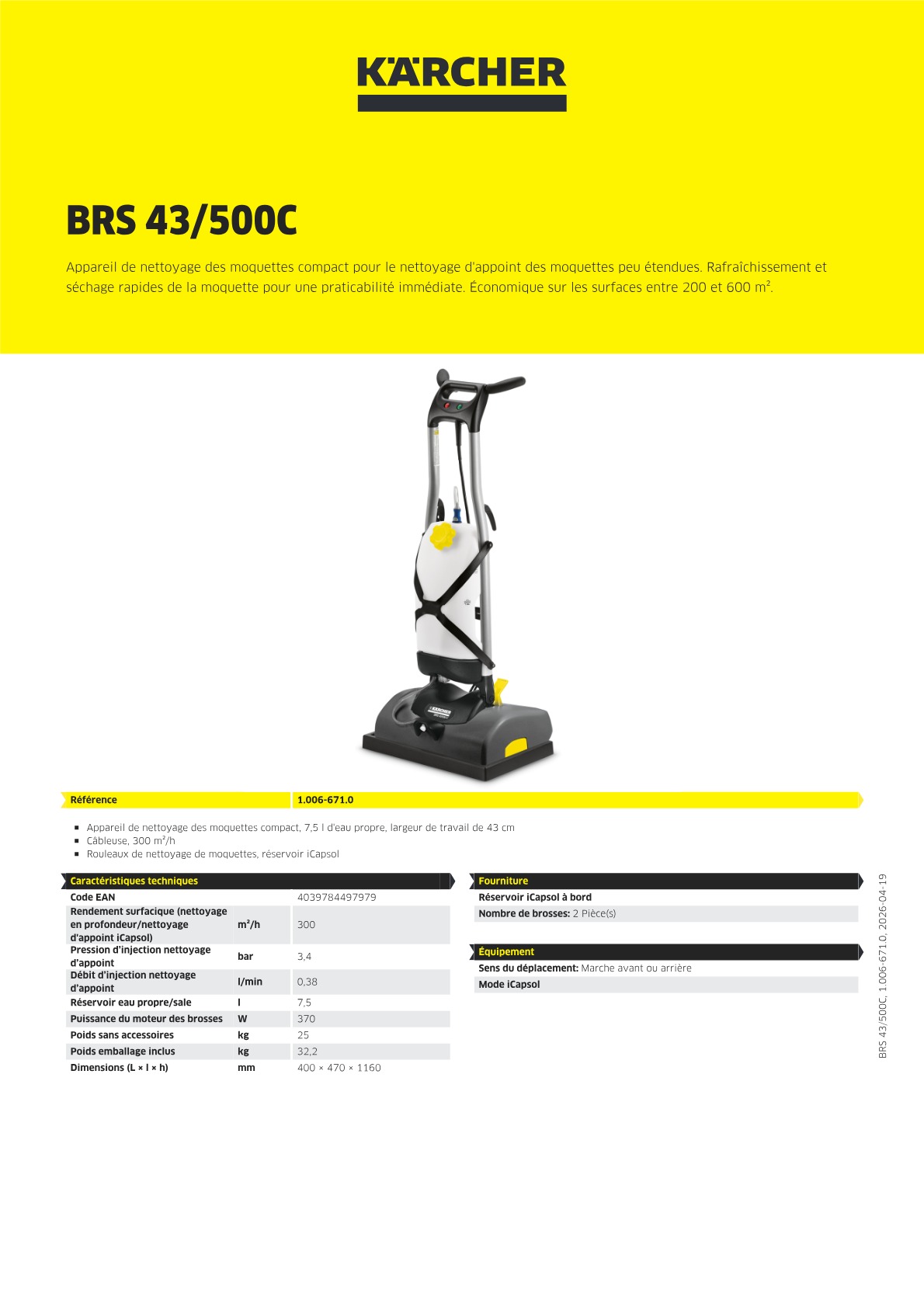 Informations sur le produit