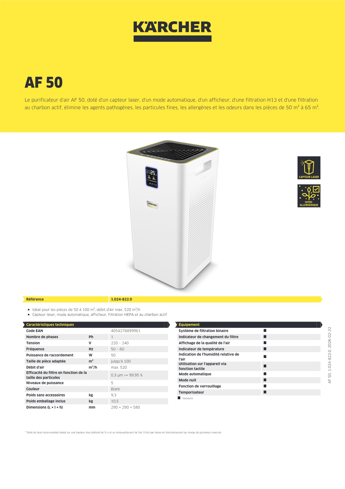 Informations produit