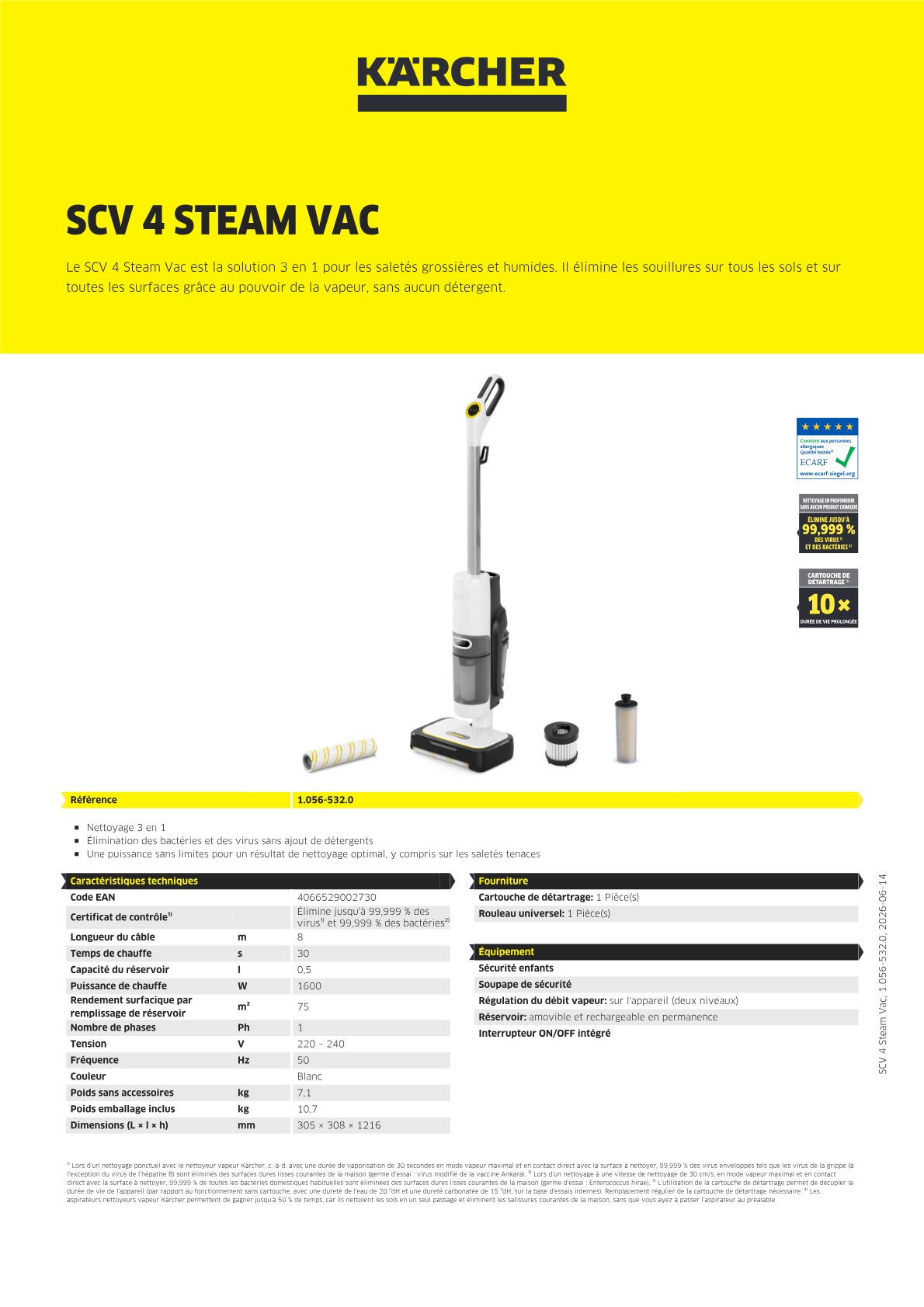 Informations produit
