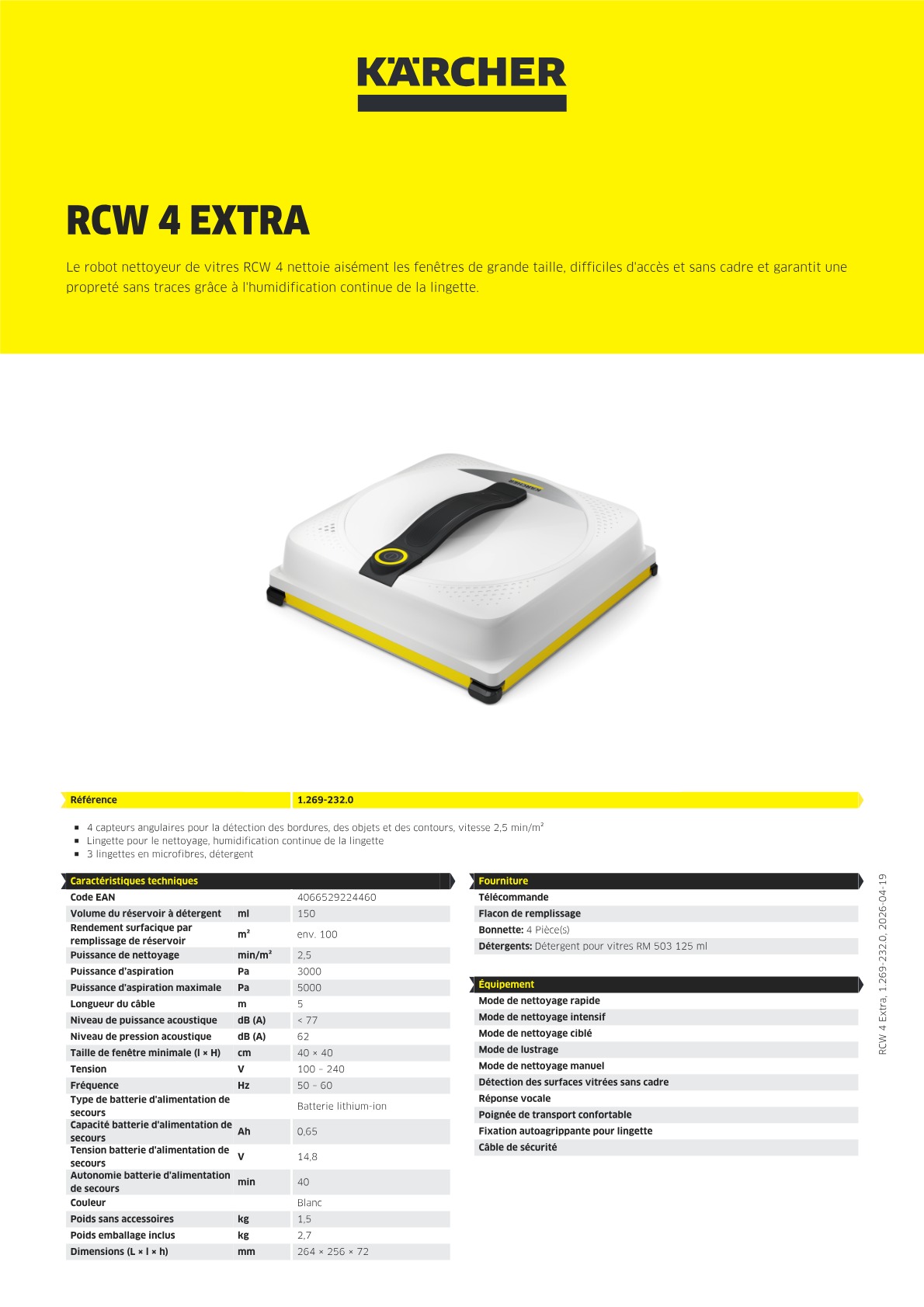 Informations sur le produit