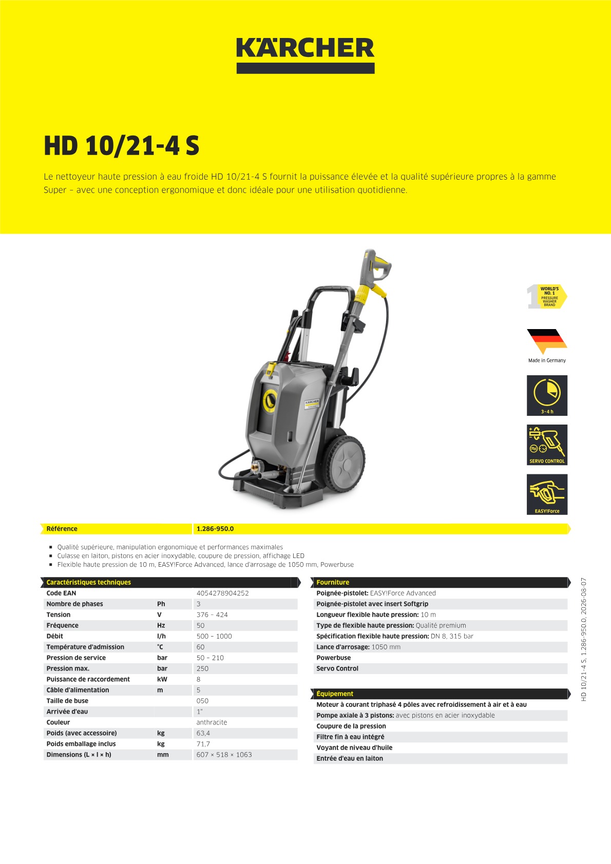 Informations sur le produit