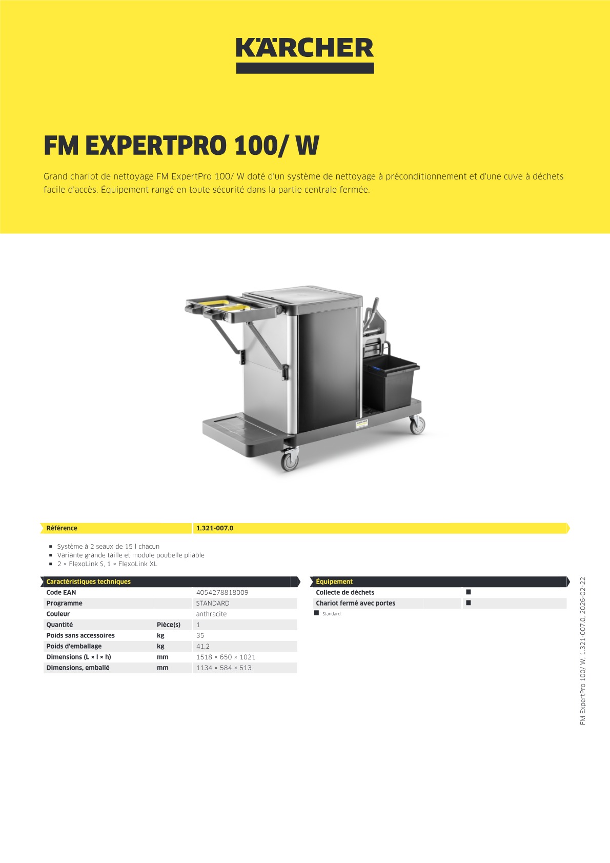 Informations produit