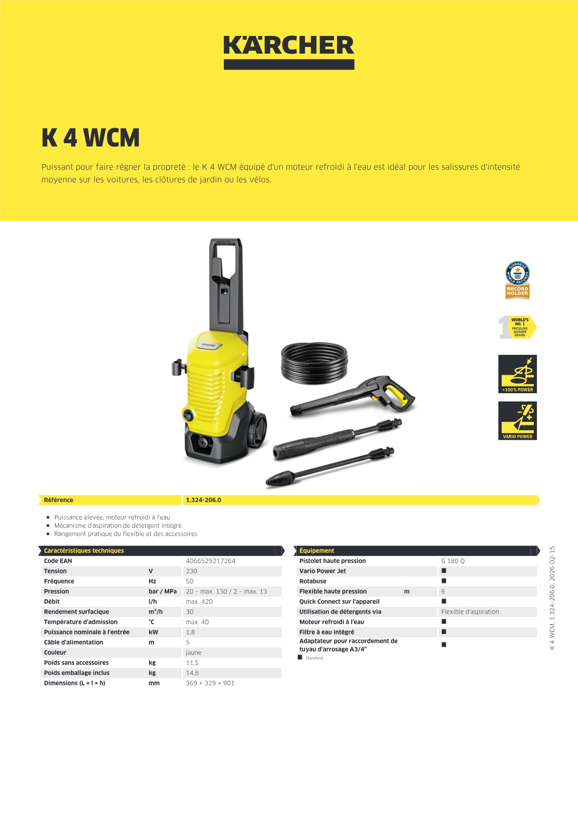 Informations produit