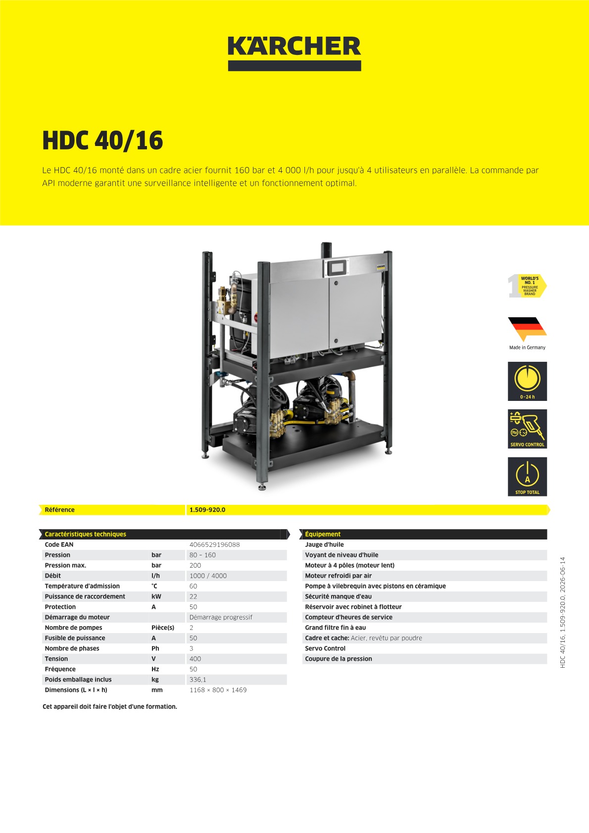 Informations produit