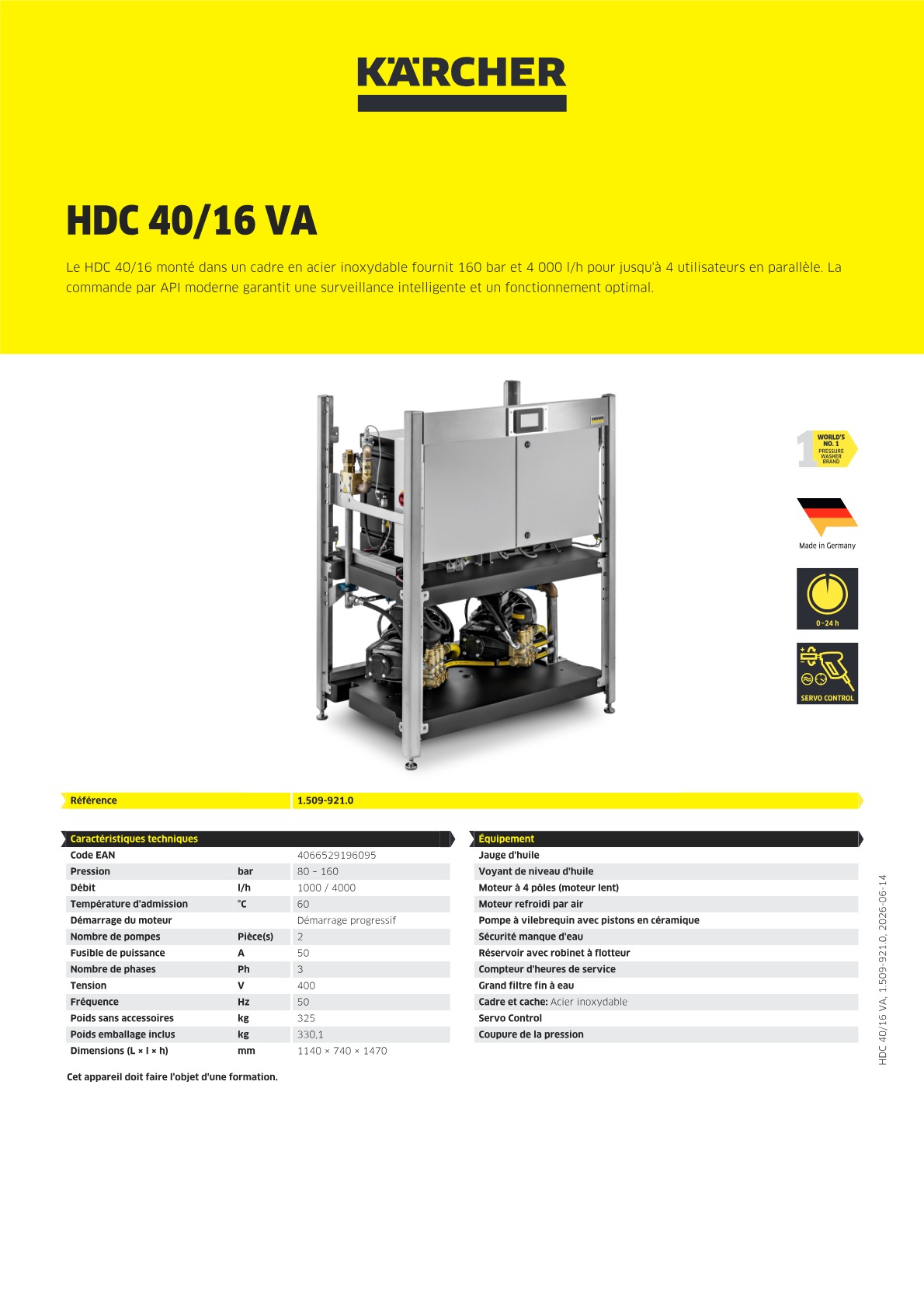 Informations produit