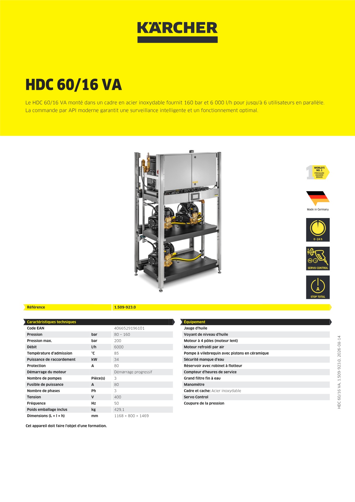 Informations produit