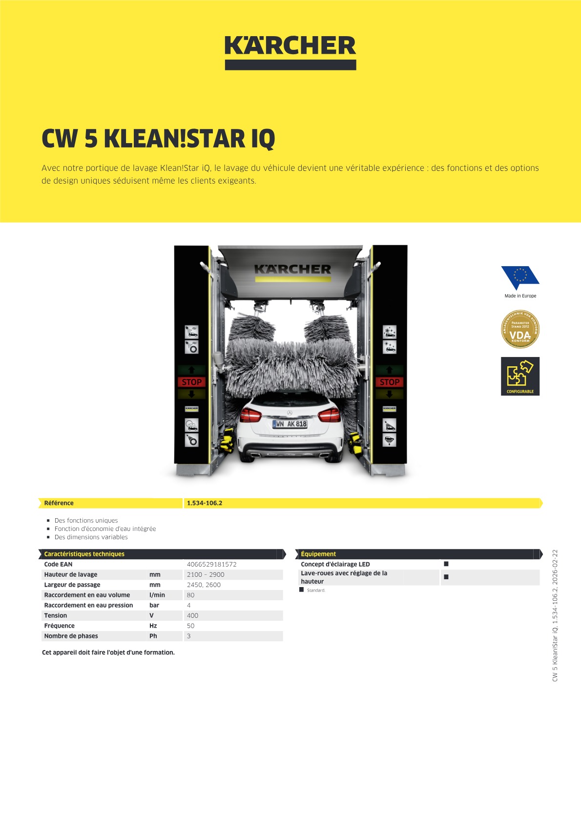 Informations produit