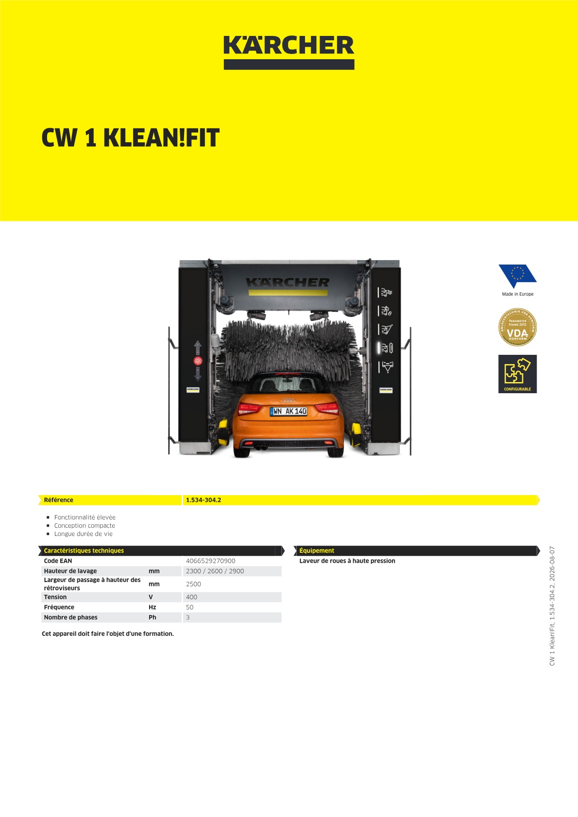 Informations produit
