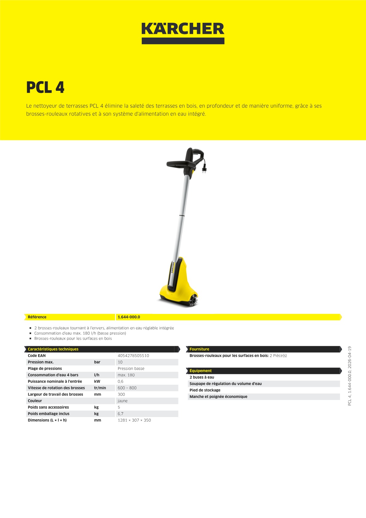 Informations sur le produit