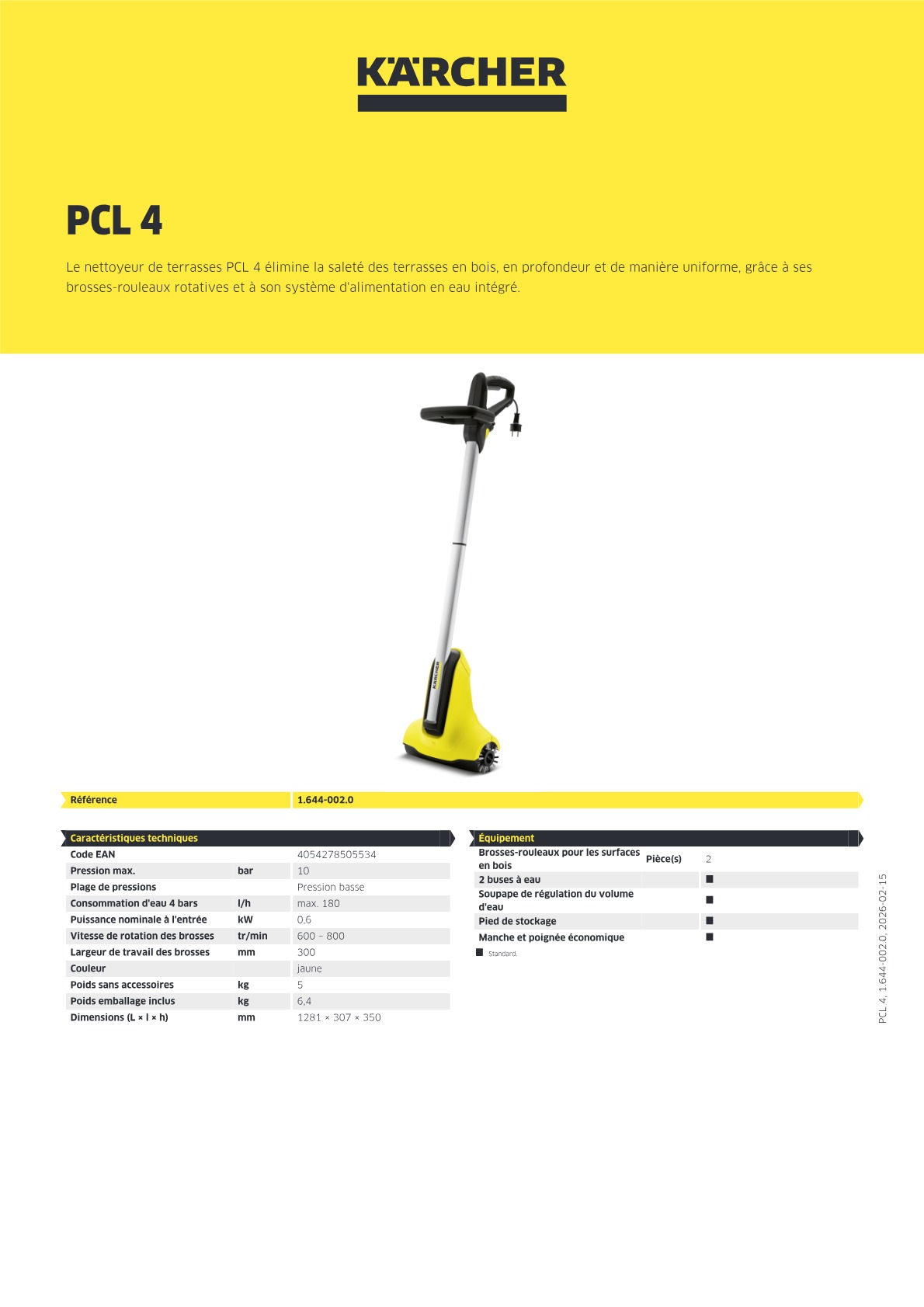 Informations produit