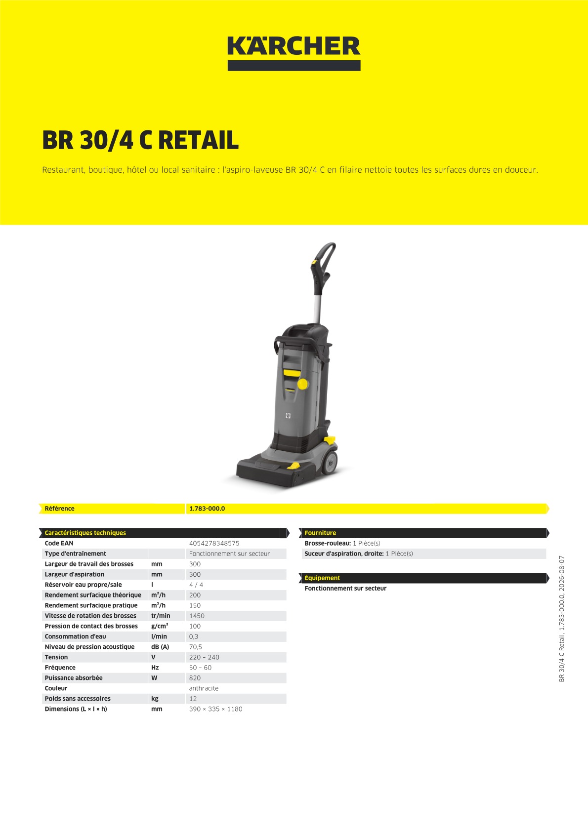 Informations sur le produit