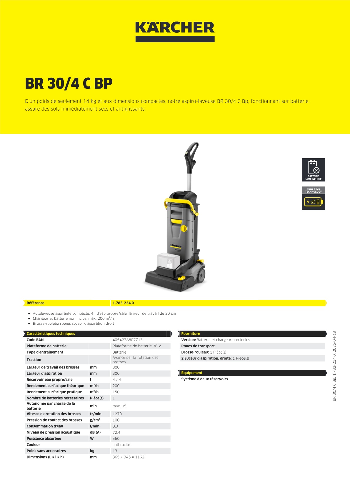 Informations sur le produit
