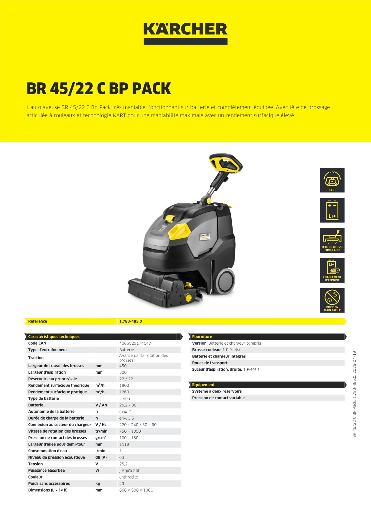 Informations sur le produit