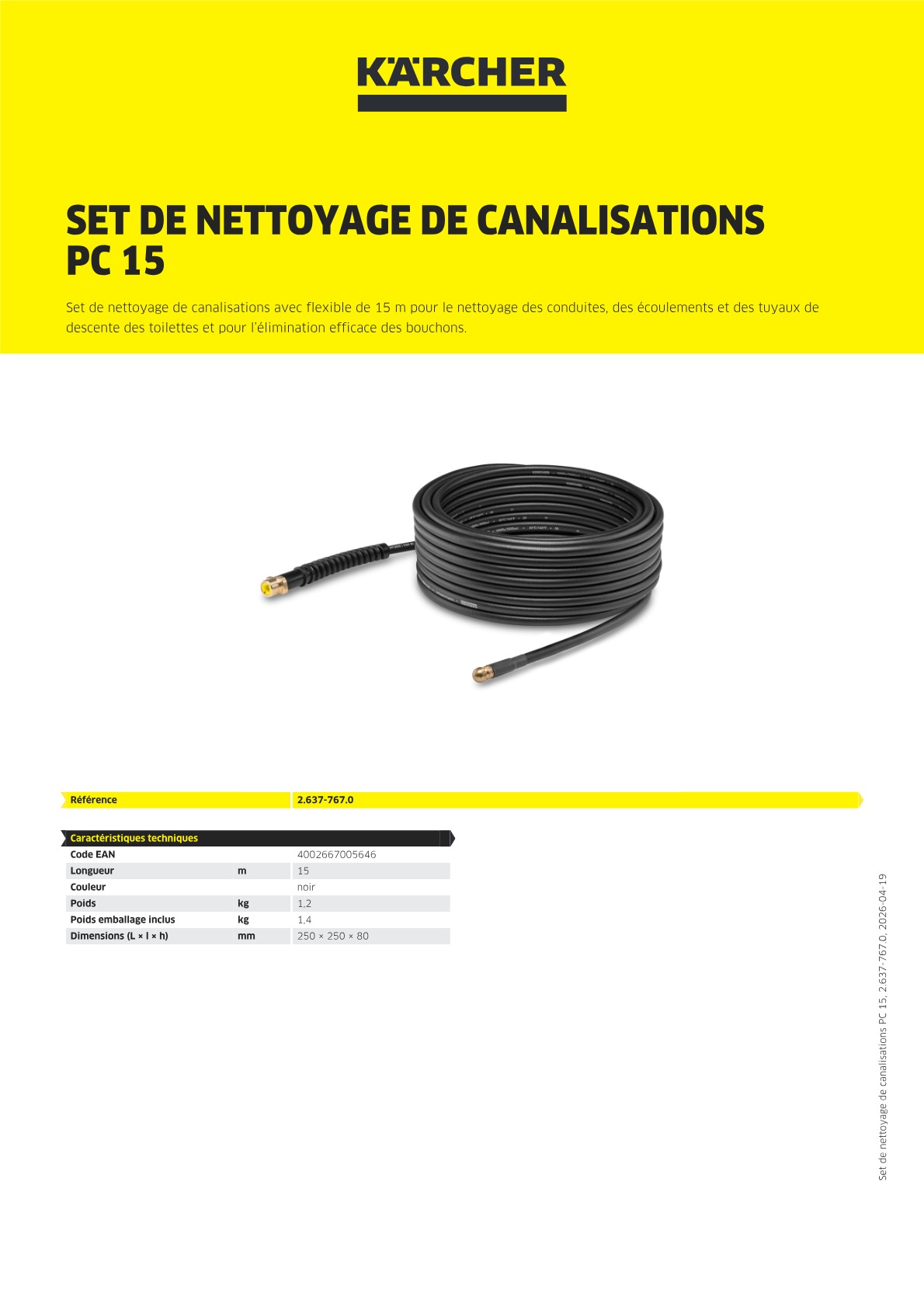 Informations sur le produit