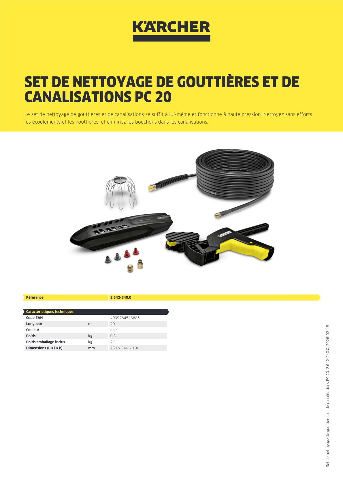 Informations produit