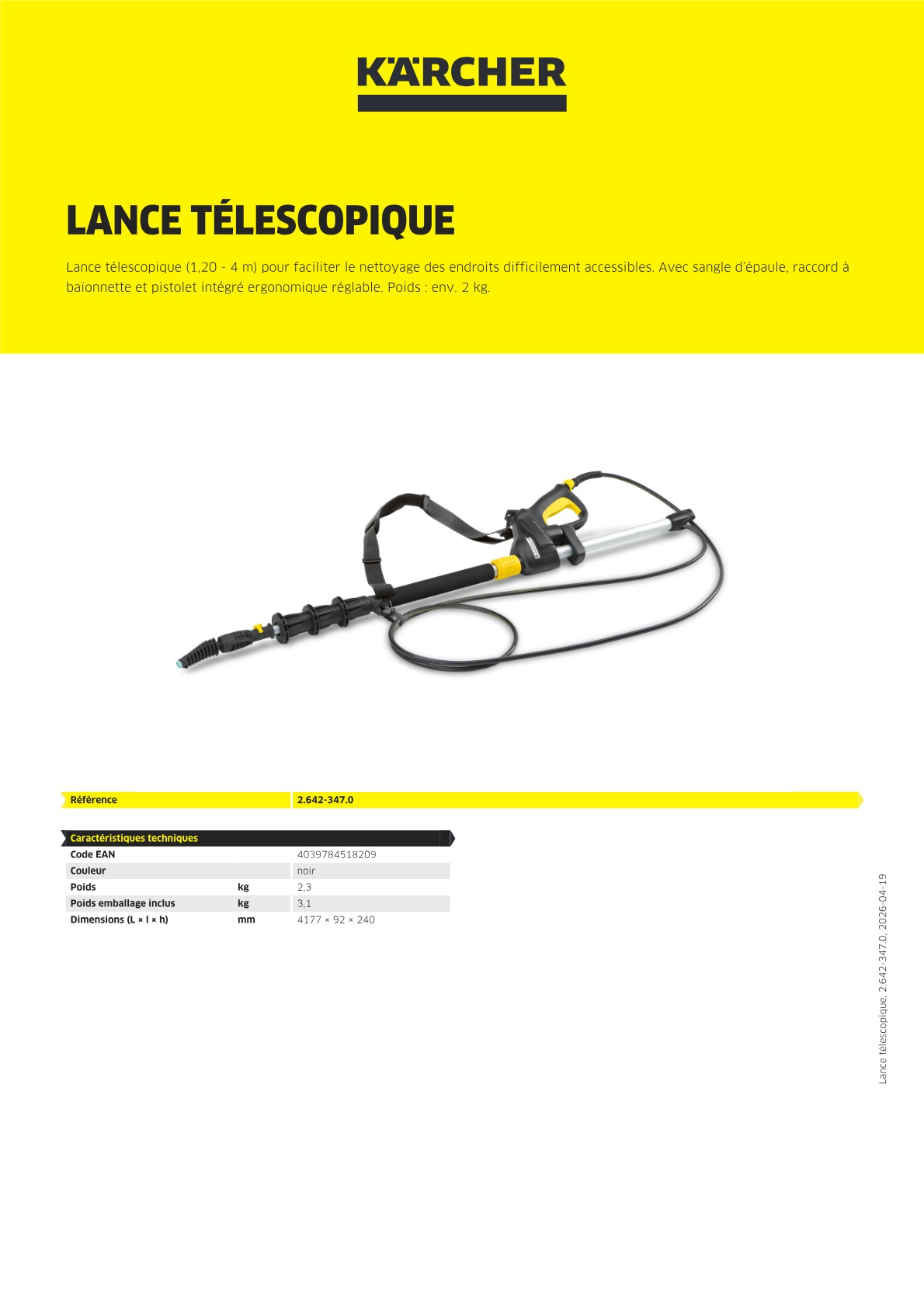 Informations sur le produit