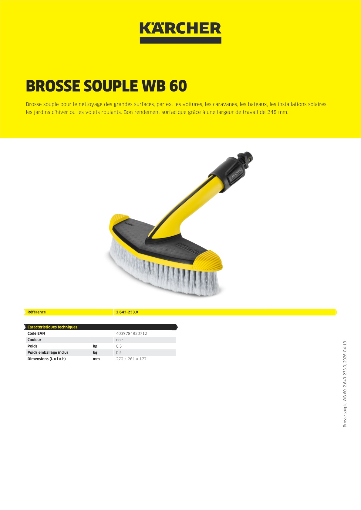 Informations sur le produit