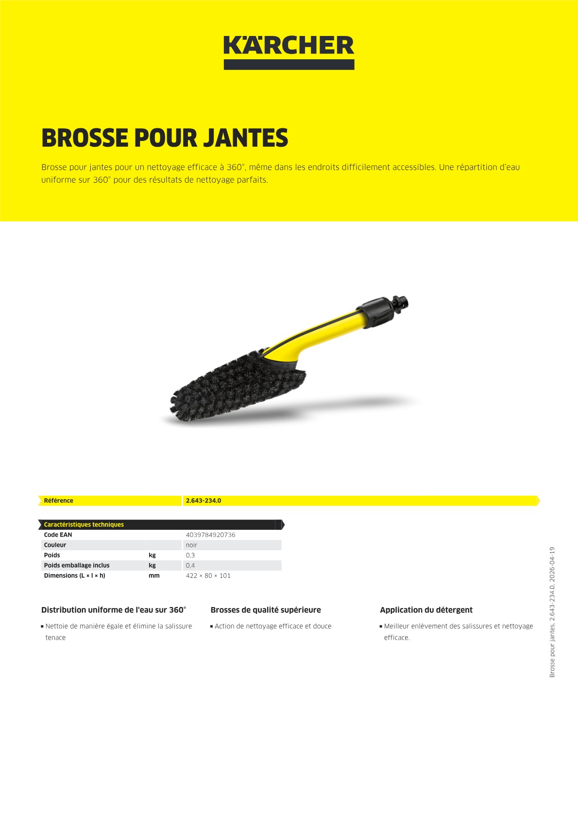 Informations sur le produit