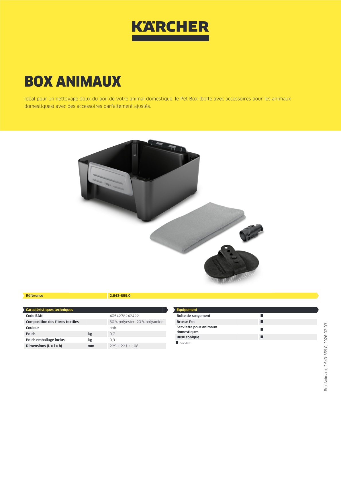 Informations produit
