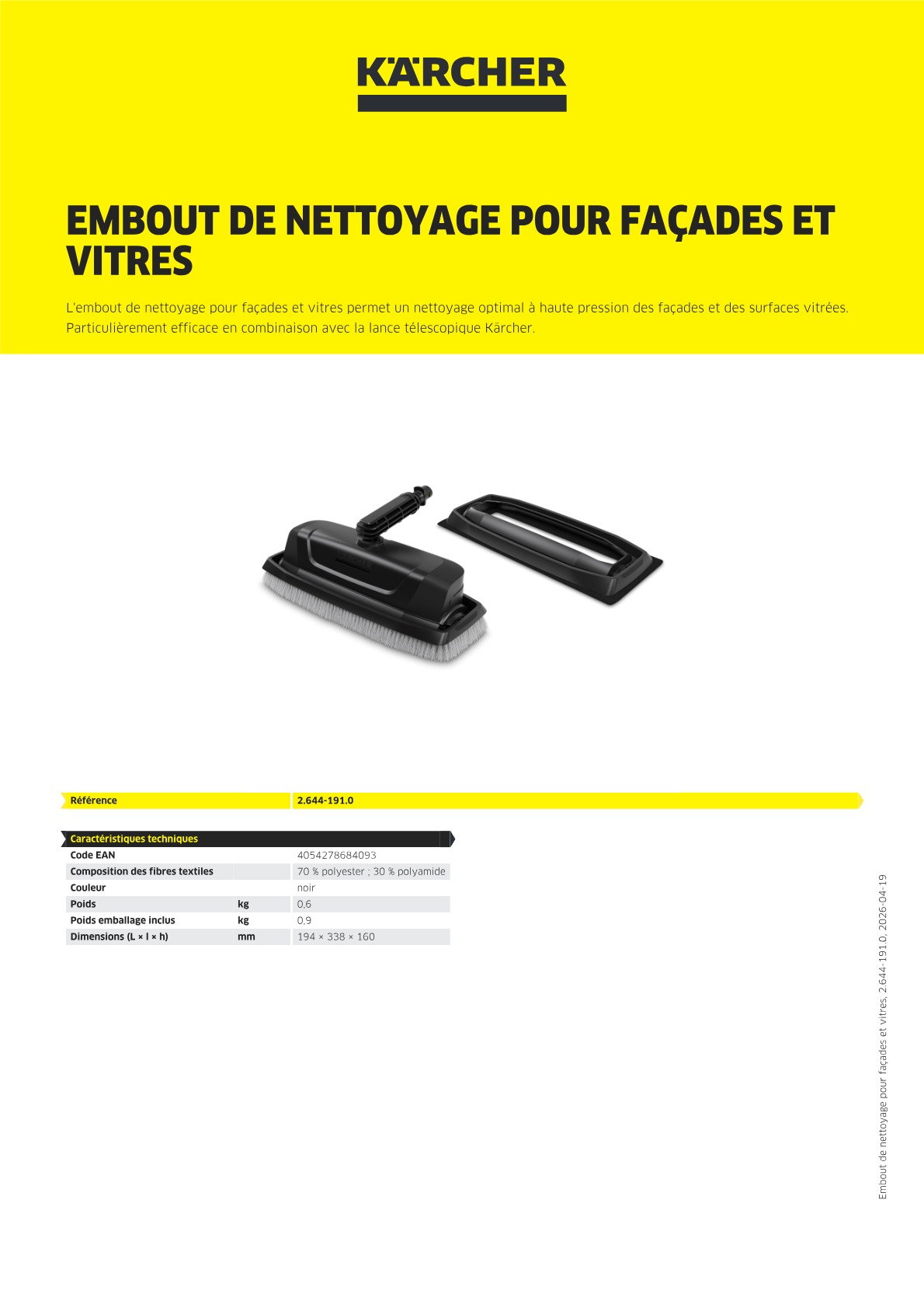 Informations sur le produit
