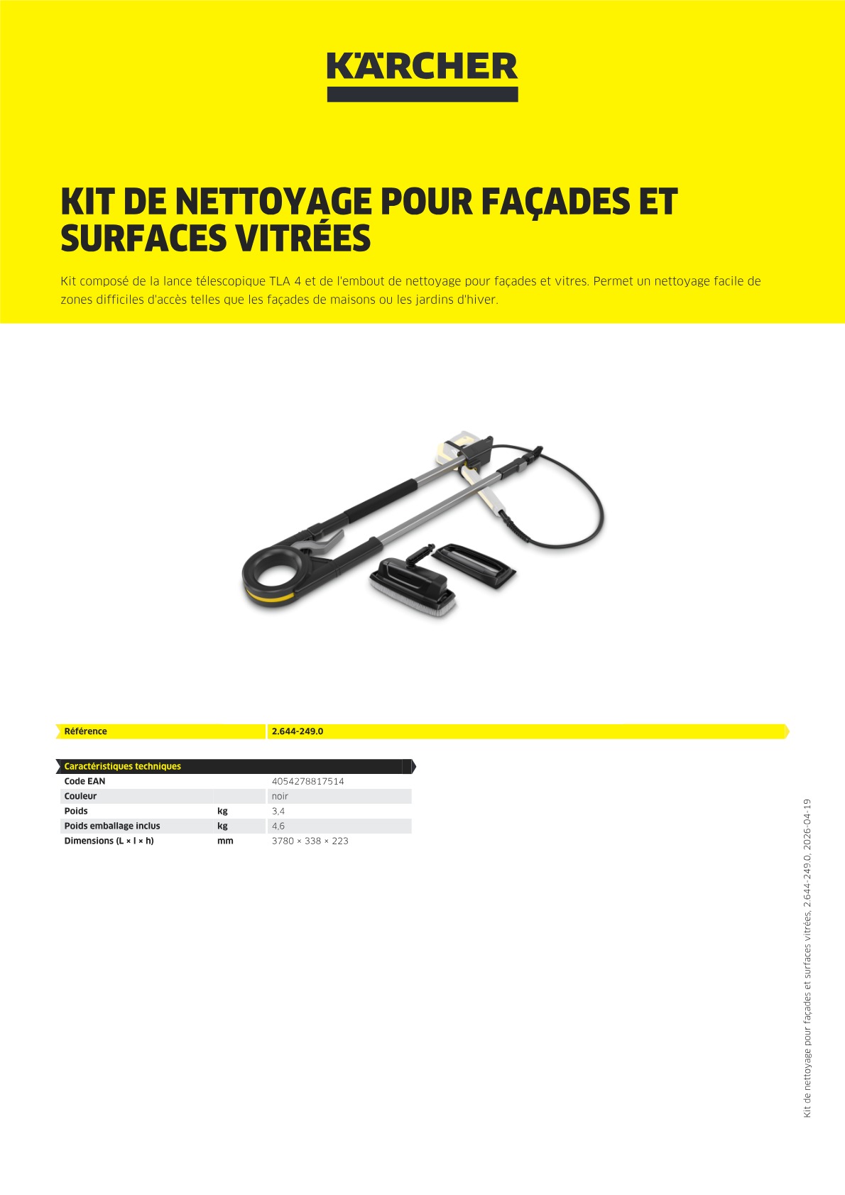 Informations sur le produit