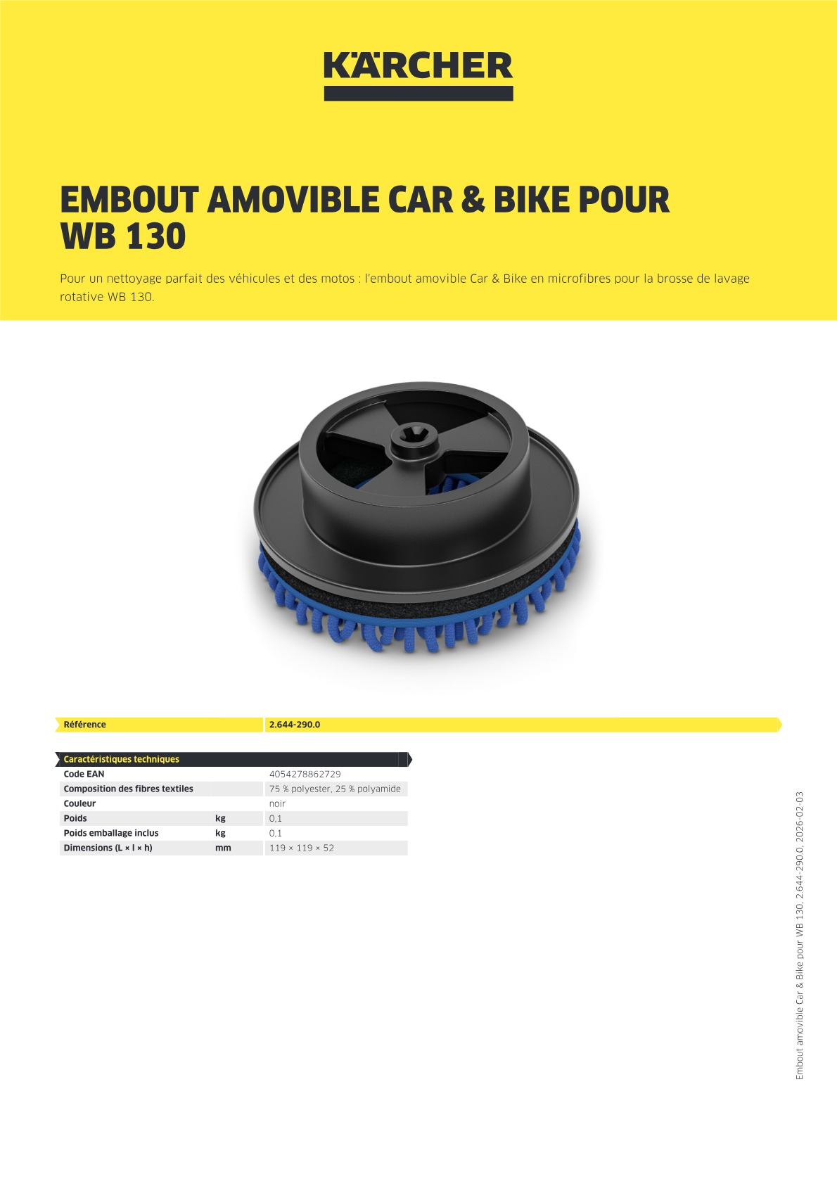 Informations produit