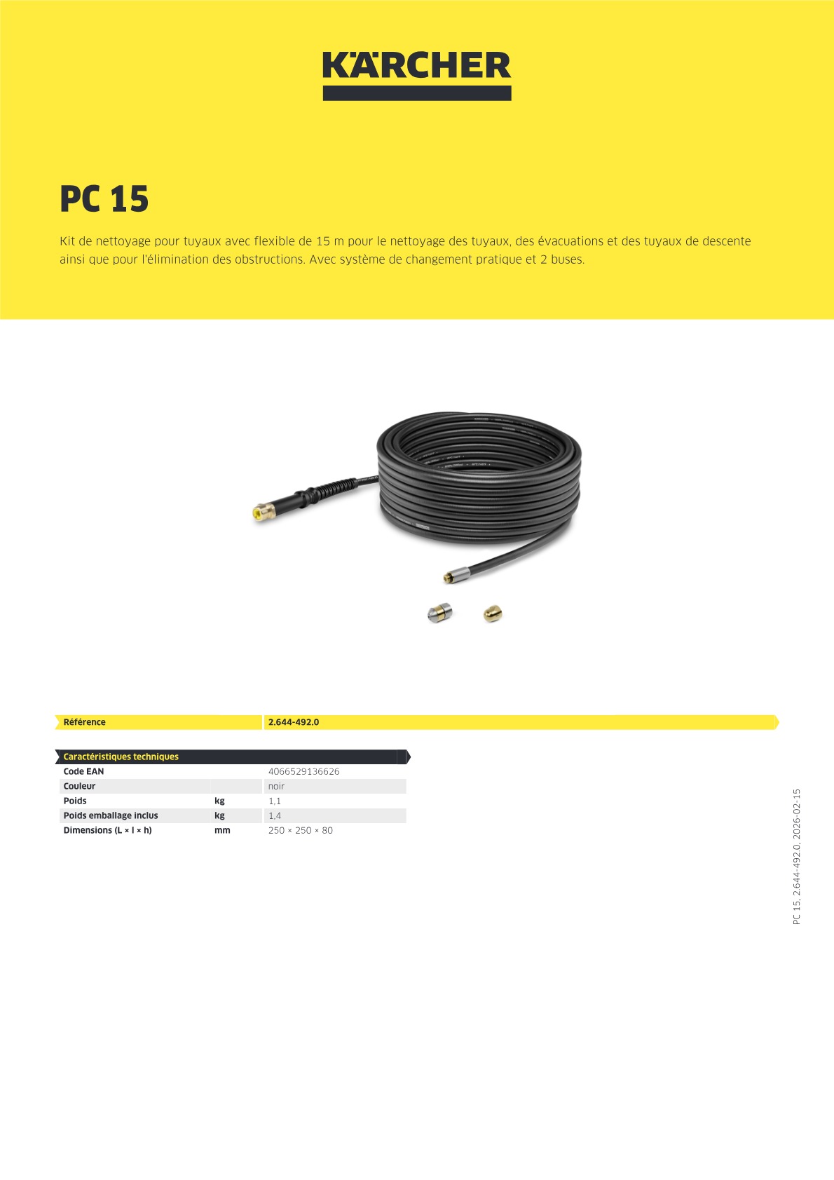 Informations produit