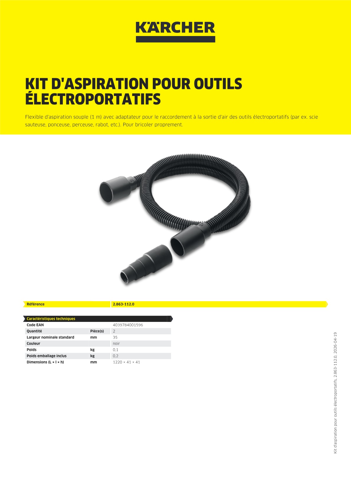 Informations sur le produit