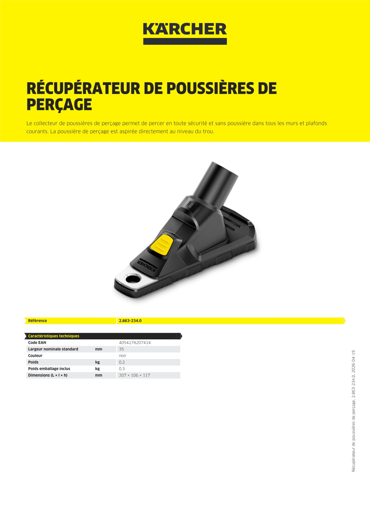Informations sur le produit