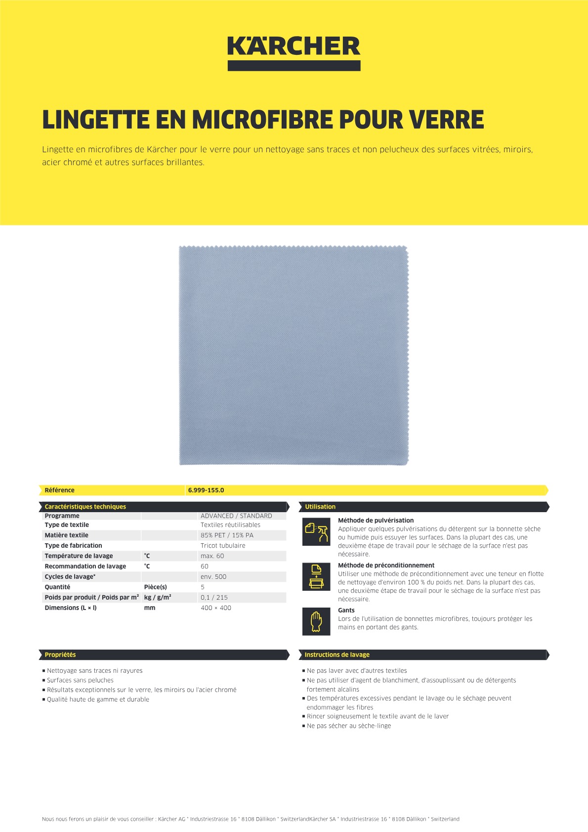 Informations produit