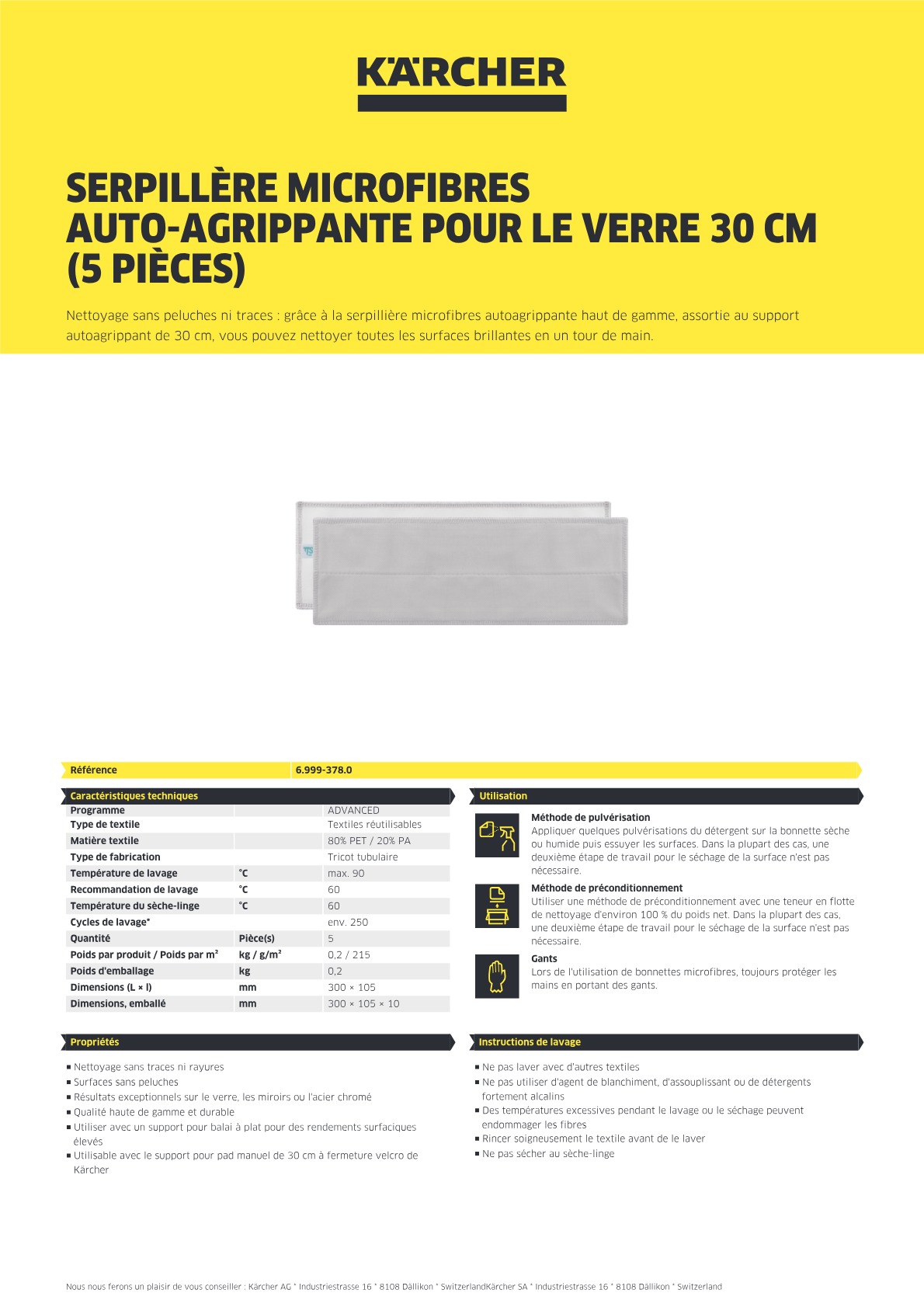 Informations produit
