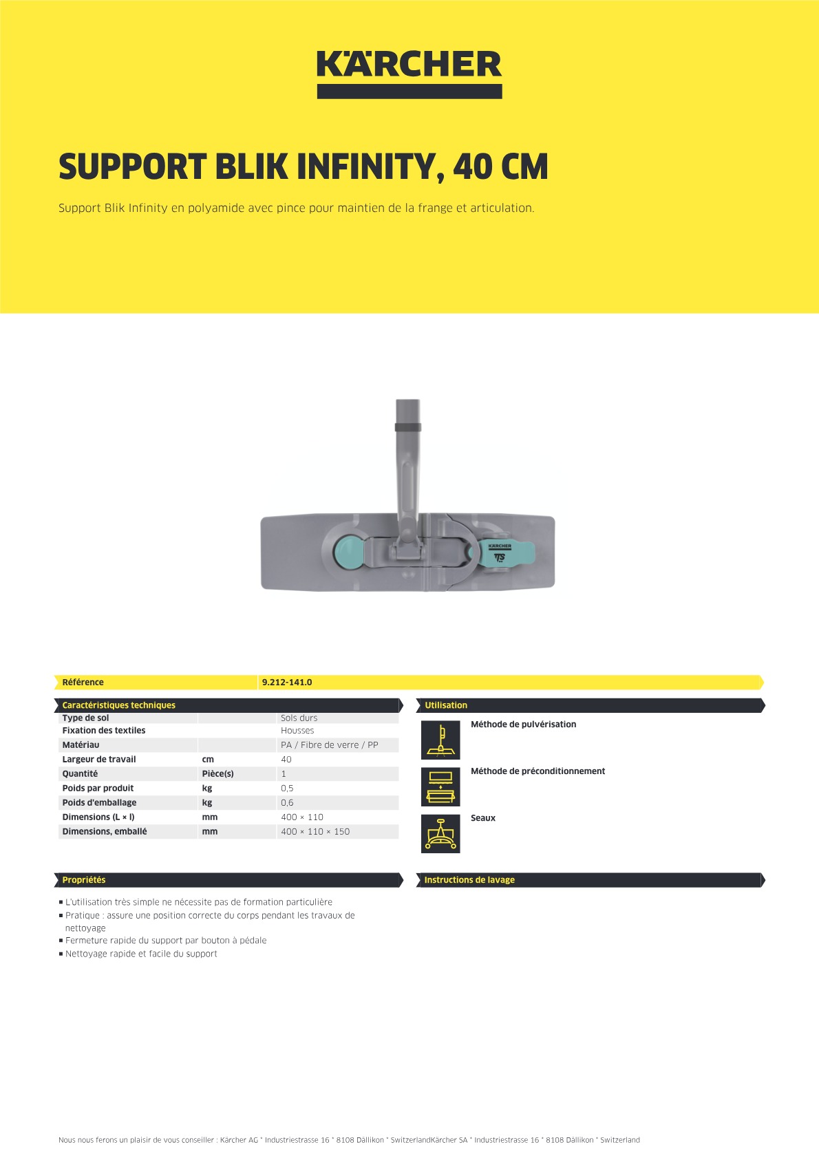 Informations produit